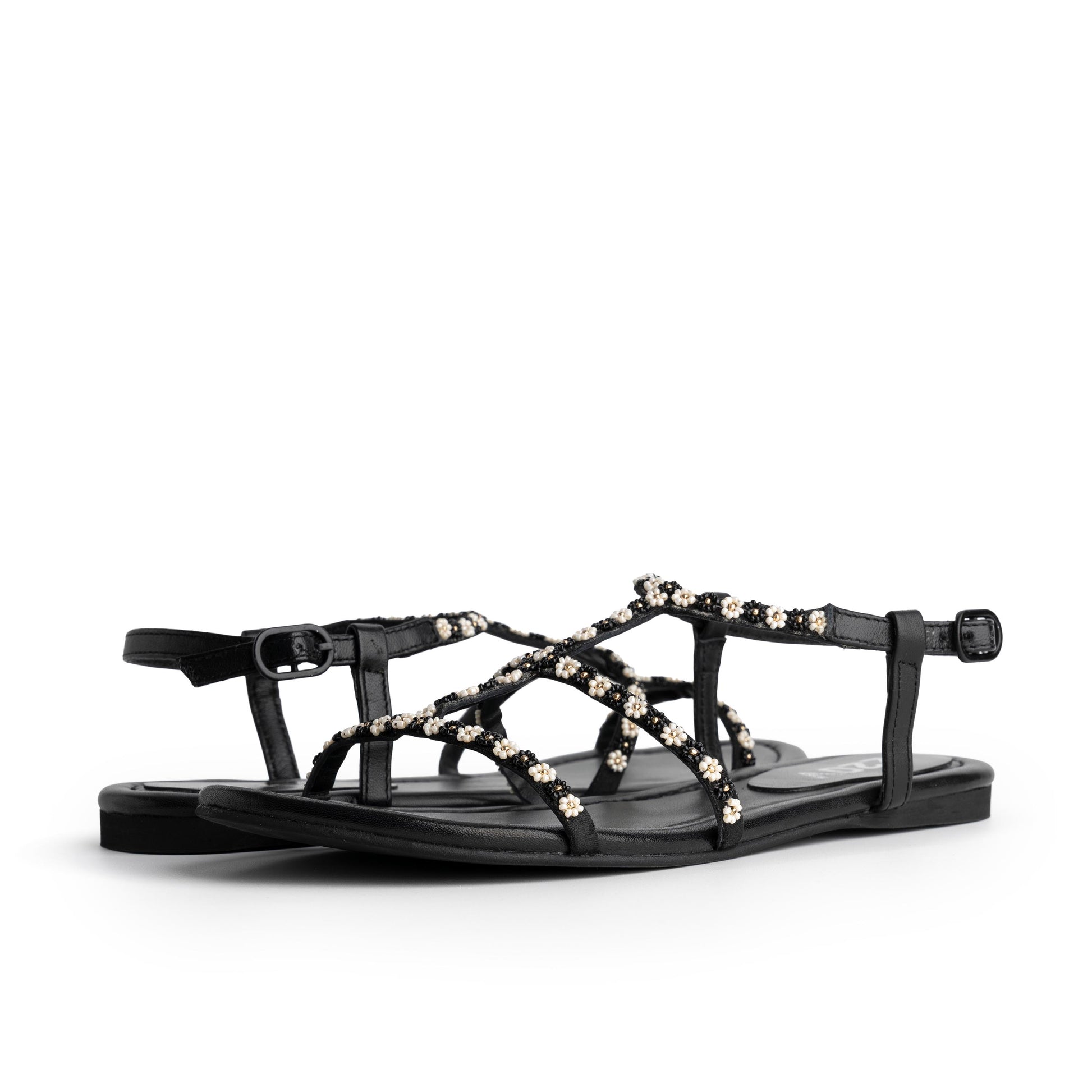 Sandalia negro FLEUR 220V