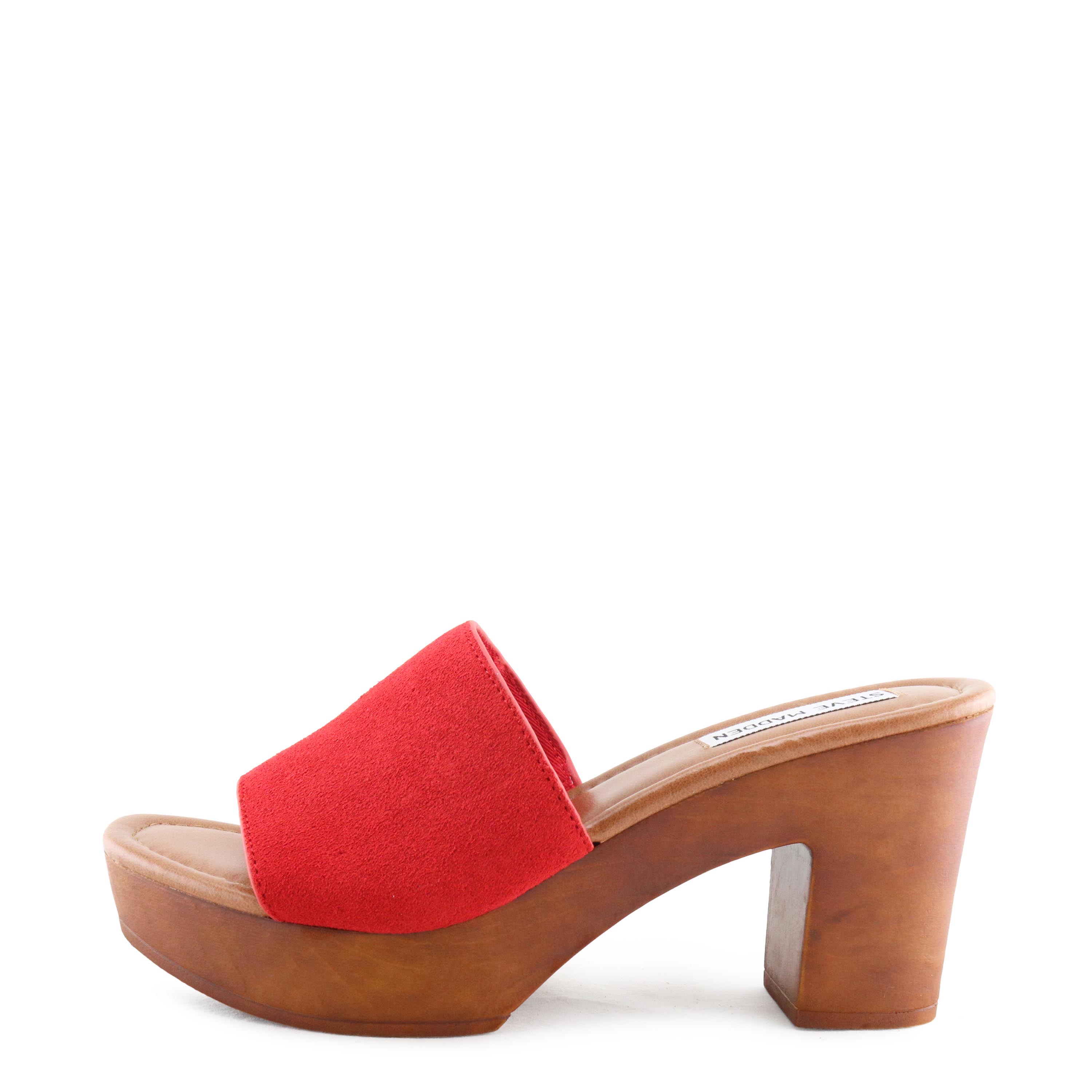 Zueco con tacón serraje rojo FRAN de Steve Maden - FRAN-79-1.jpg