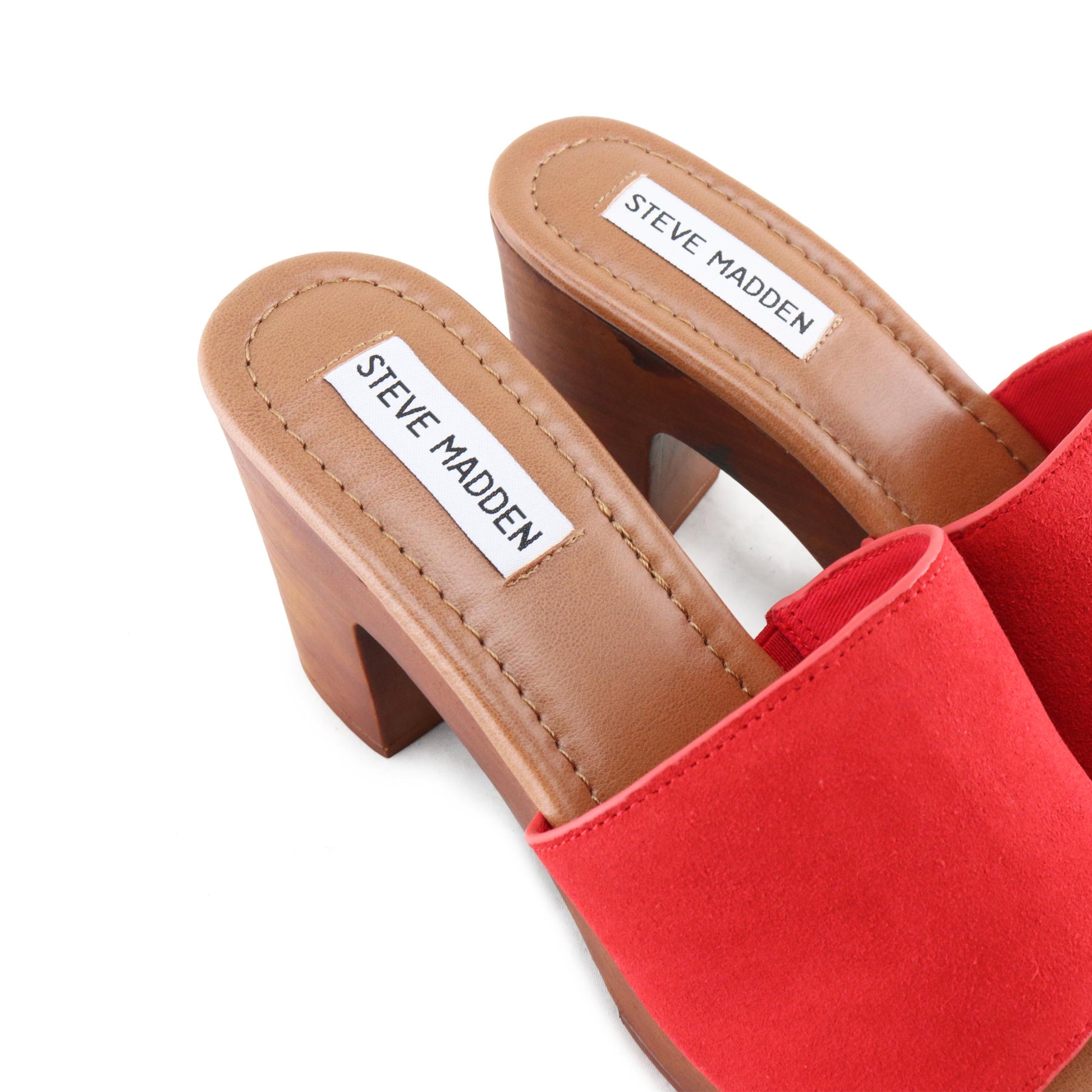 Zueco con tacón serraje rojo FRAN de Steve Maden - FRAN-79-5.jpg