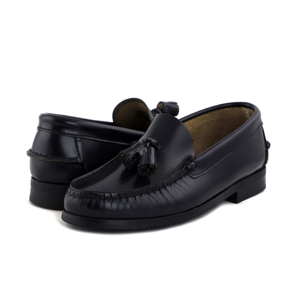 Mocasín florentic azul con borlas G021 de Jeromín - G021-1-2.jpg