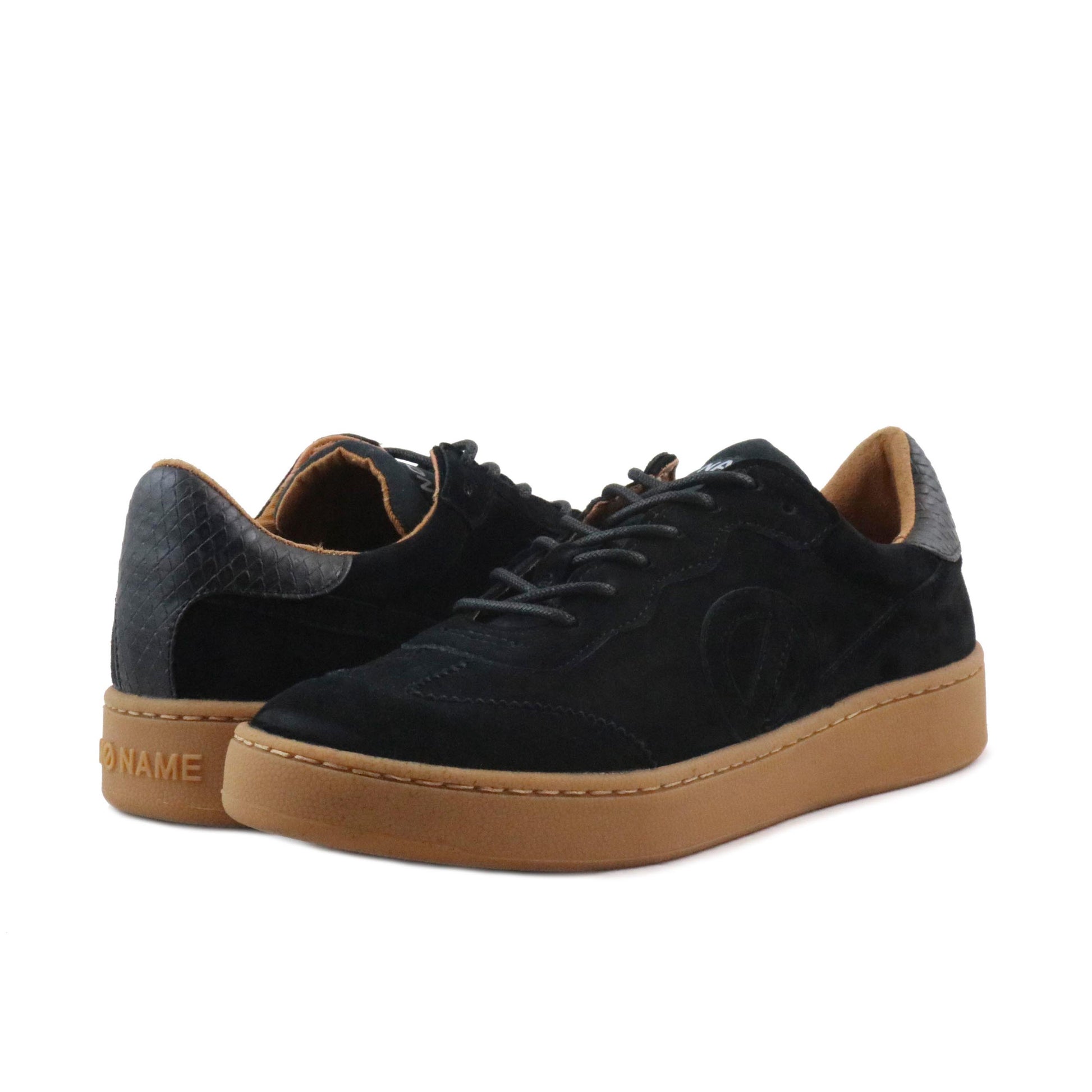 Zapatilla ante negro con cordón GAME No name - GAME-31-2.jpg