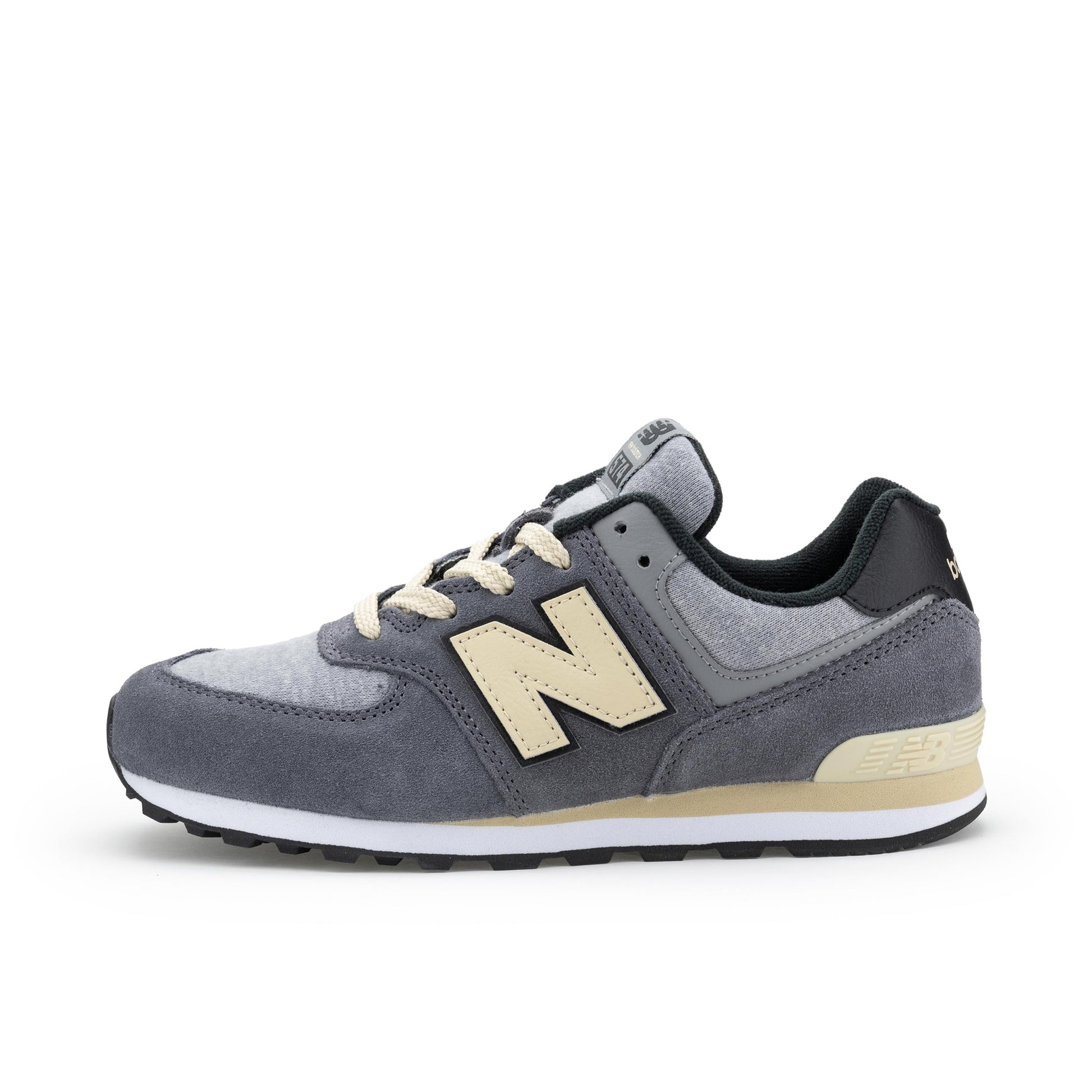 Deportiva gris/beige con cordón GC574LGG de New Balance - GC574LGG-261-1.jpg