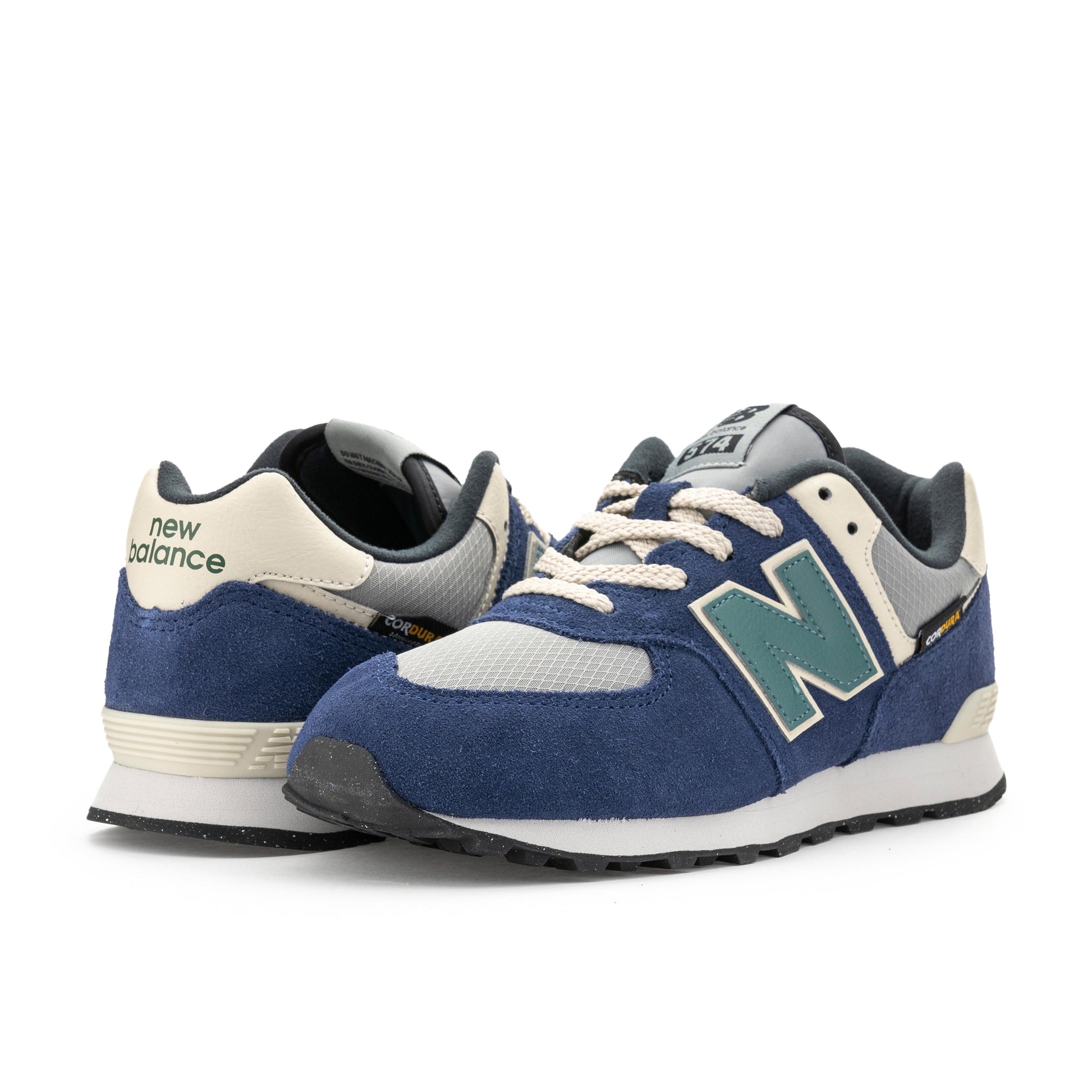 Deportiva azul/verde con cordón GC574SOA de New Balance - GC574SOA-204-2.jpg