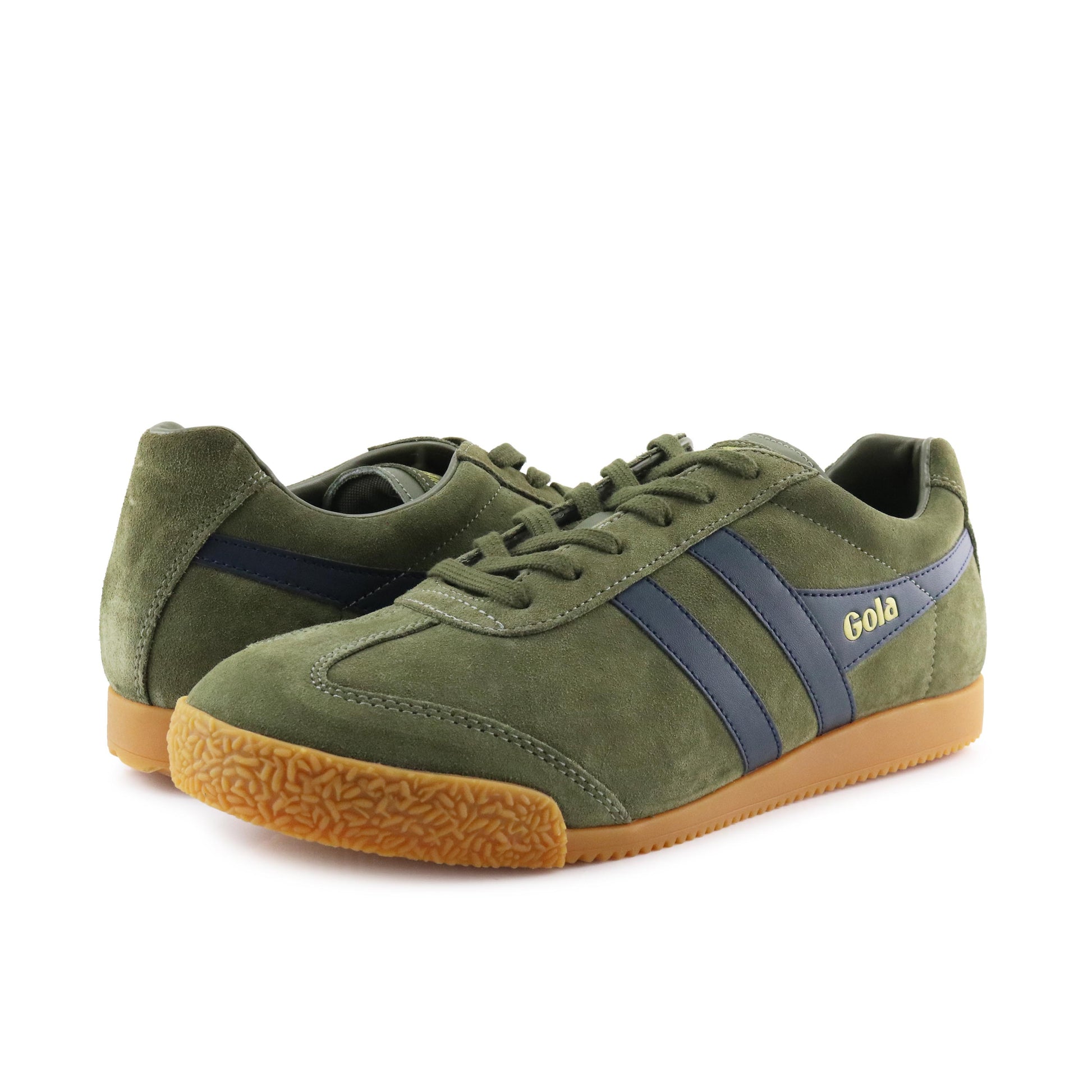 Deportiva kaki/azul con cordón GOLAHARRIER de Gola - GOLAHARRIER-564-2.jpg