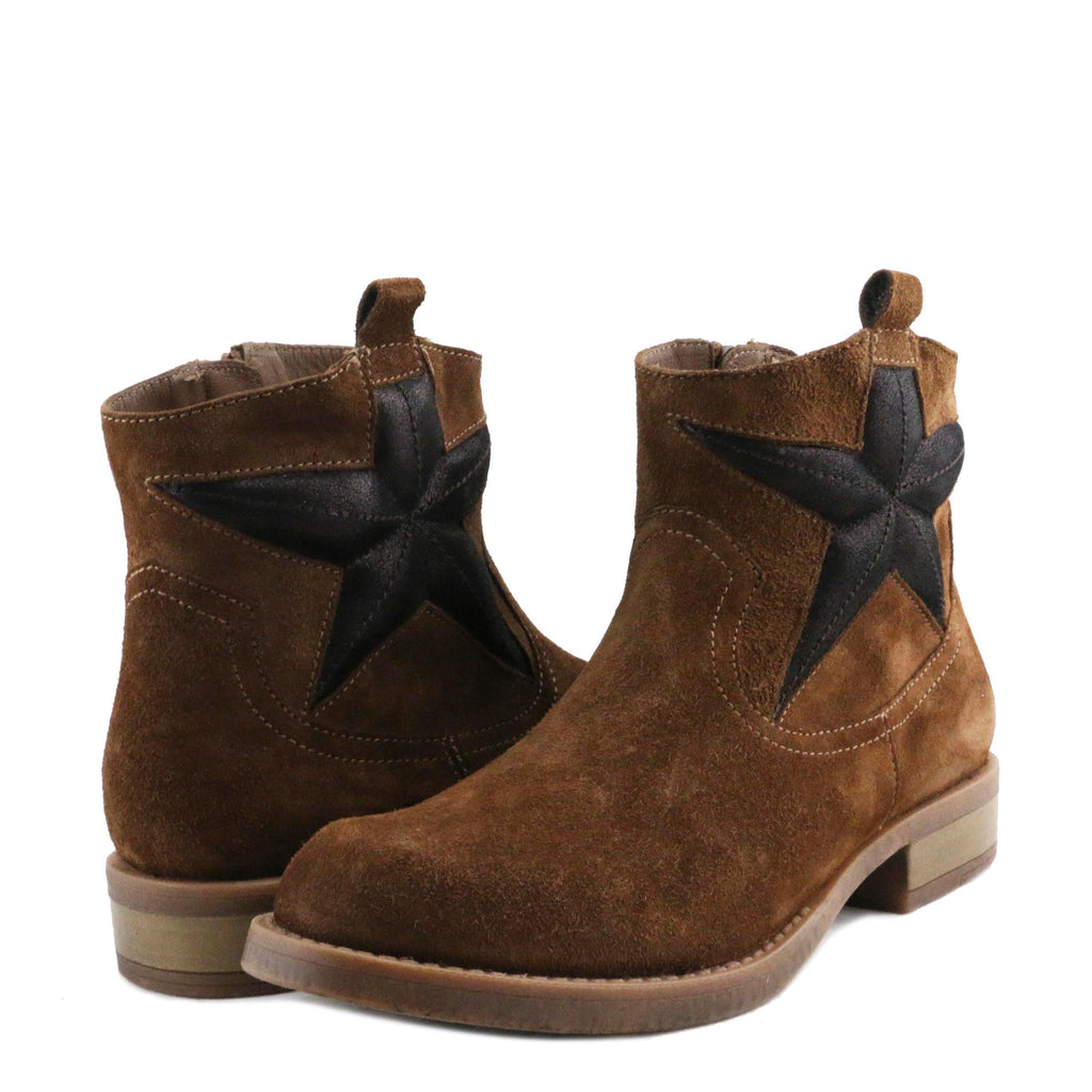 Botín ante cuero oscuro con cremallera GORUM Unisa - GORUM-80-2.jpg