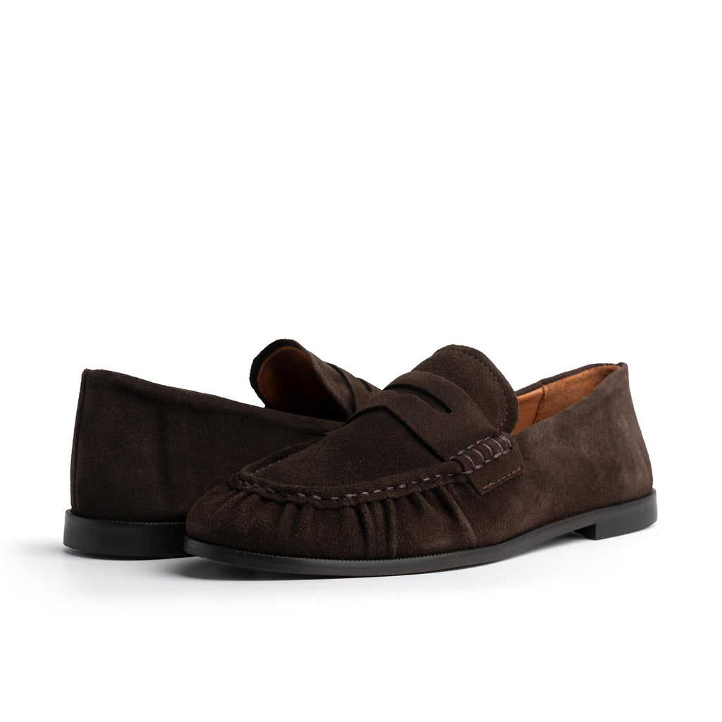 Mocasín serraje marrón HANNA Castellano