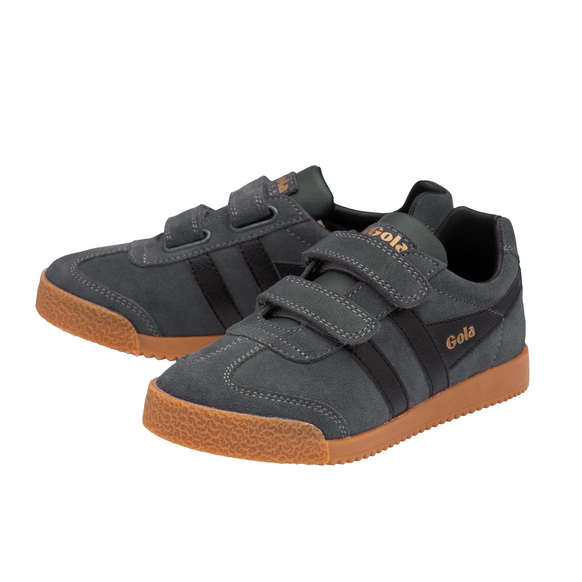 Deportiva serraje gris con velcro HARRIERVEL de Gola - HARRIERVEL-121-4.jpg