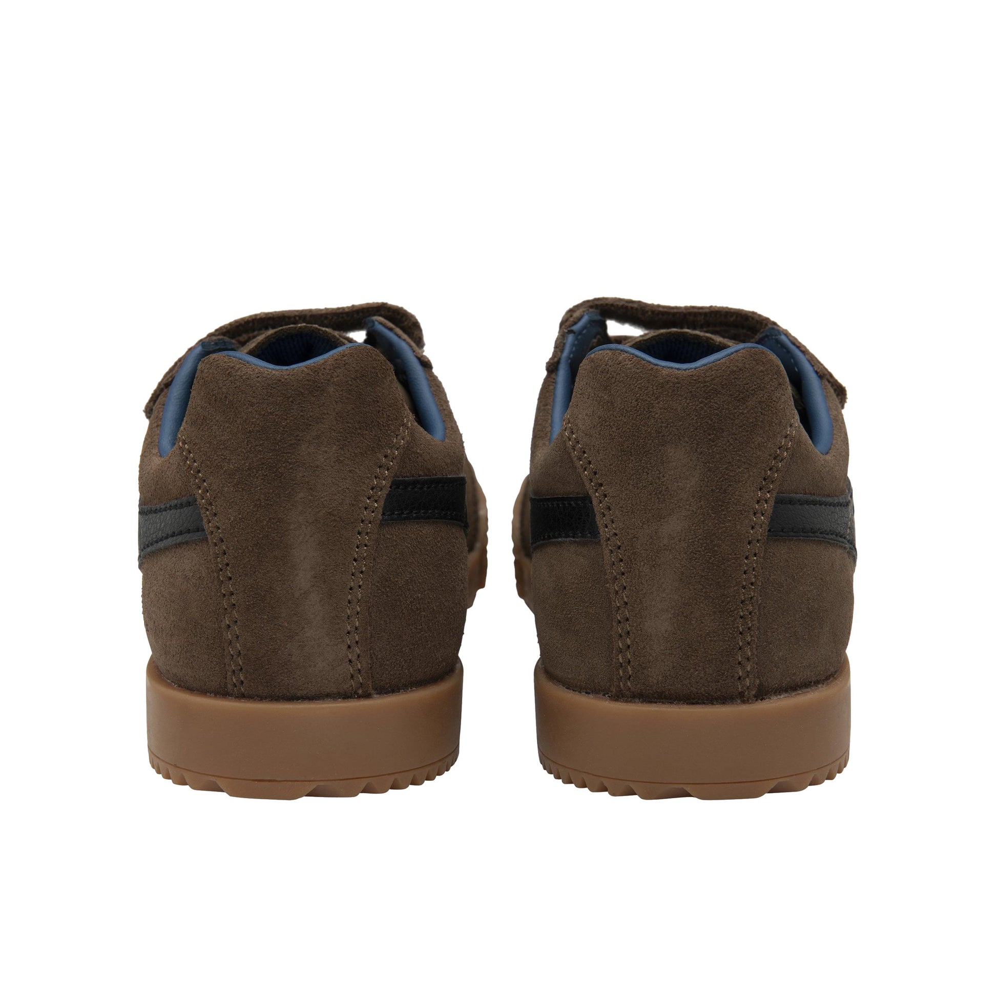 Deportiva ante marrón con velcro HARRIERVEL de Gola