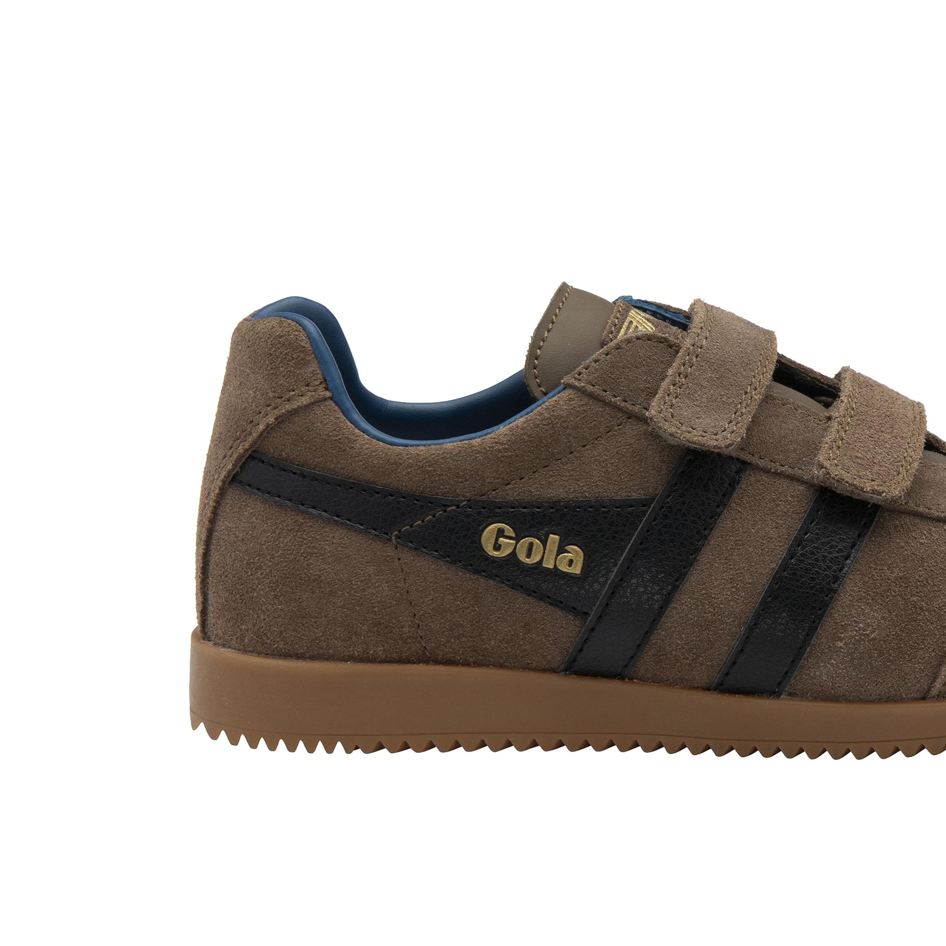 Deportiva ante marrón con velcro HARRIERVEL de Gola