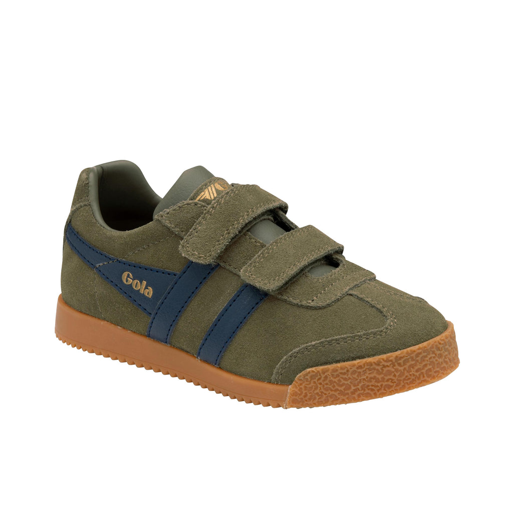 Deportiva kaki/azul con velcro HARRIERVEL de Gola - HARRIERVEL-564-2.jpg