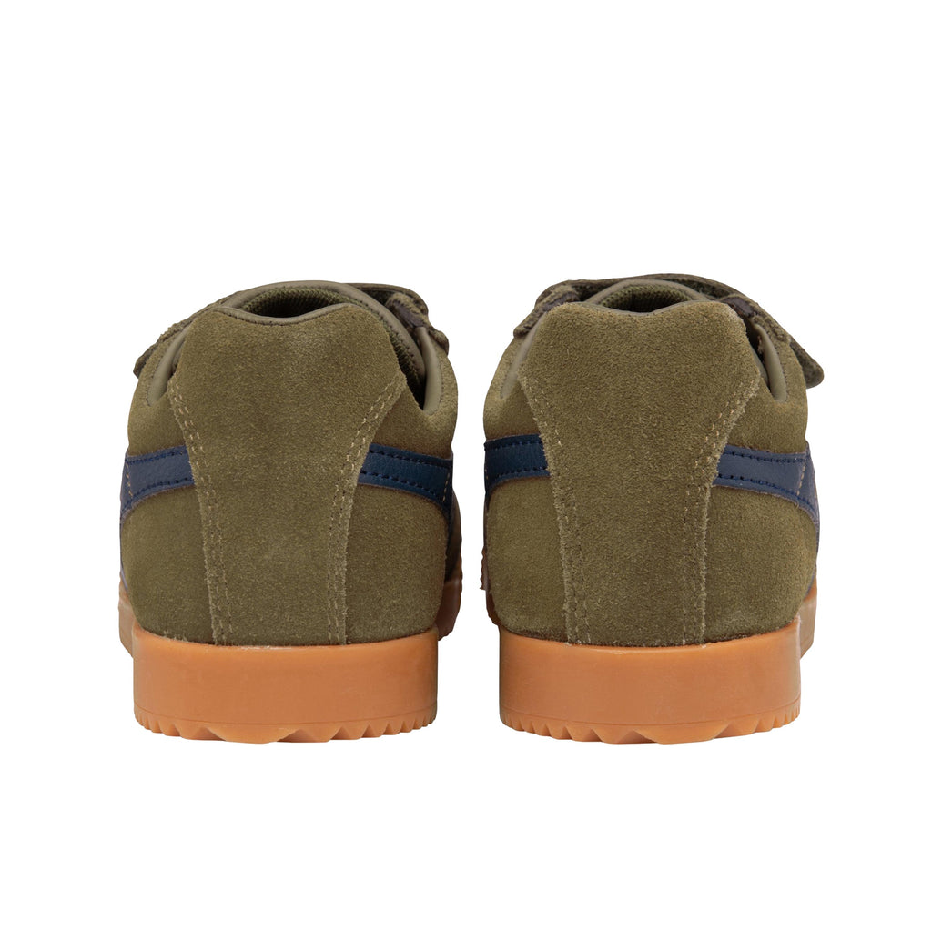 Deportiva kaki/azul con velcro HARRIERVEL de Gola - HARRIERVEL-564-3.jpg