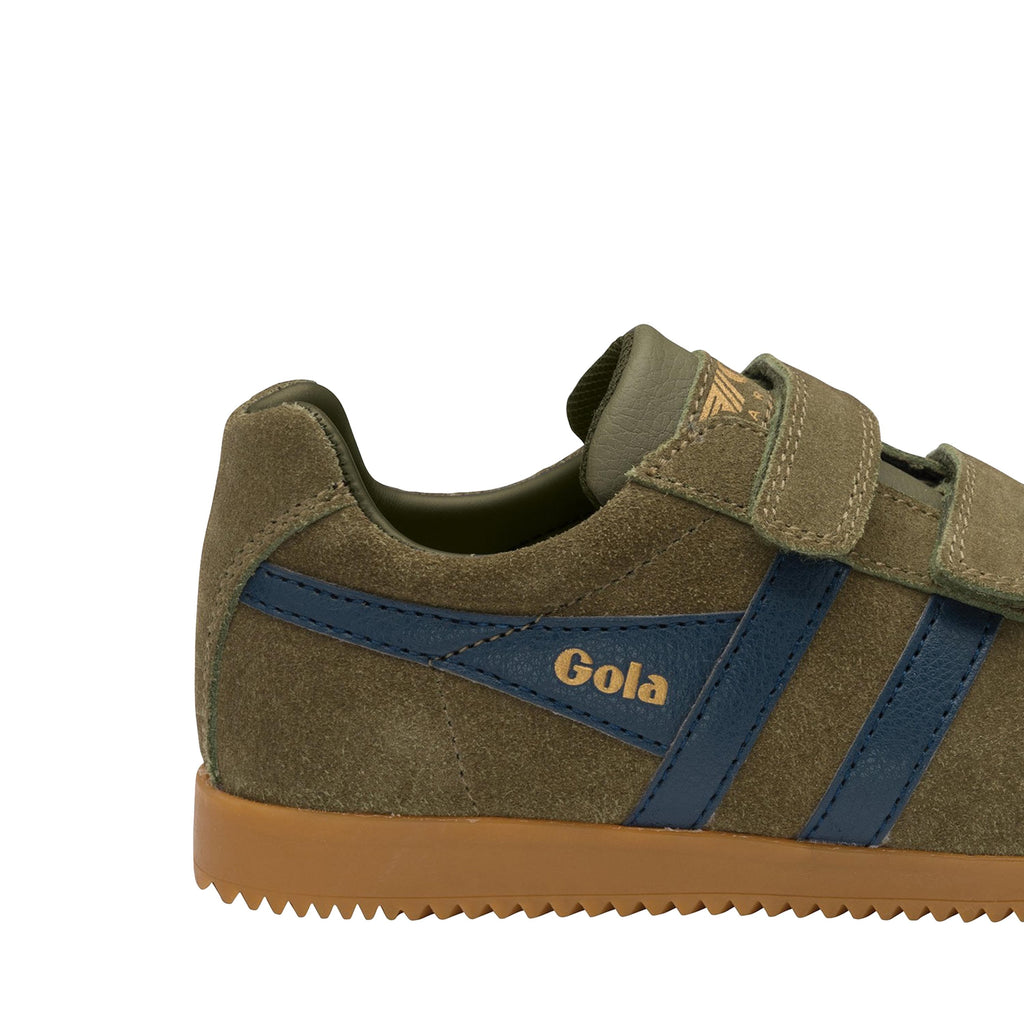 Deportiva kaki/azul con velcro HARRIERVEL de Gola - HARRIERVEL-564-5.jpg