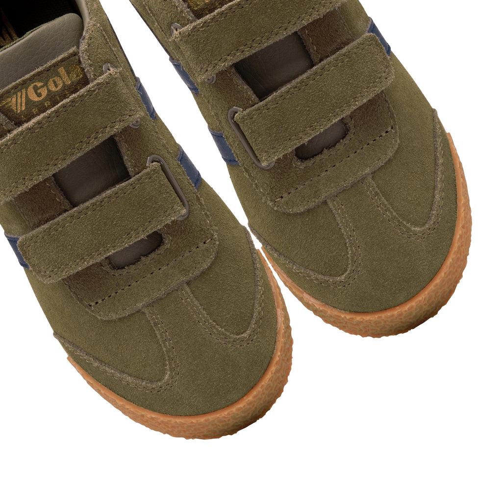 Deportiva kaki/azul con velcro HARRIERVEL de Gola - HARRIERVEL-564-6.jpg