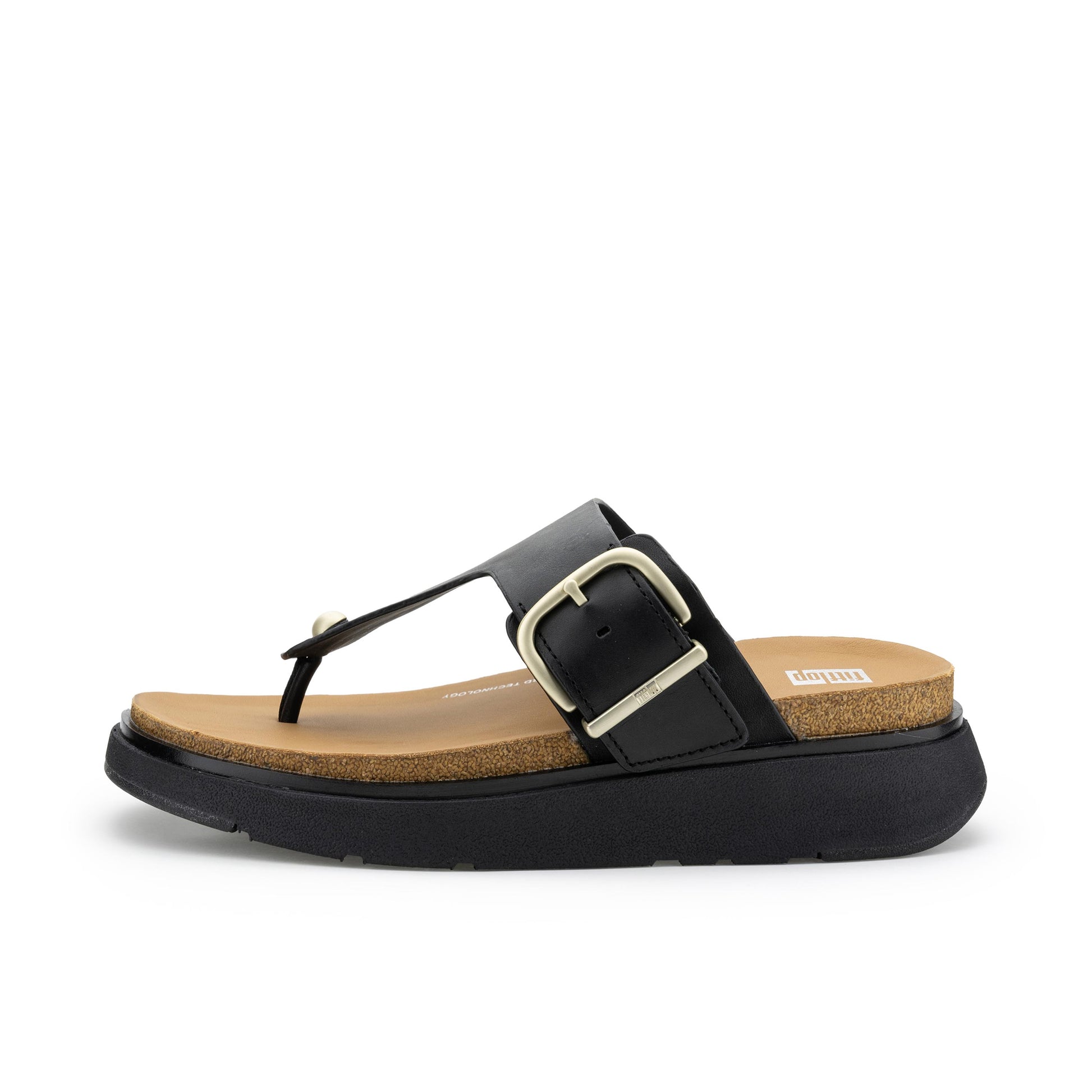 Sandalia plana negro con hebilla HE7 de FitFlop - HE7-20-1.jpg
