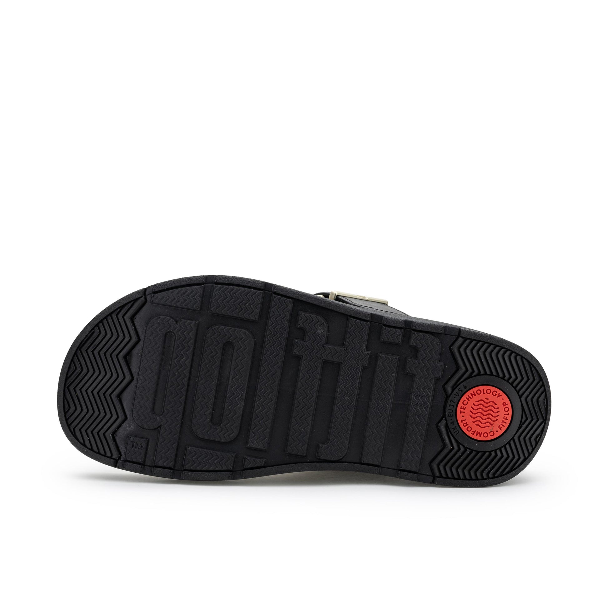 Sandalia plana negro con hebilla HE7 de FitFlop - HE7-20-4.jpg