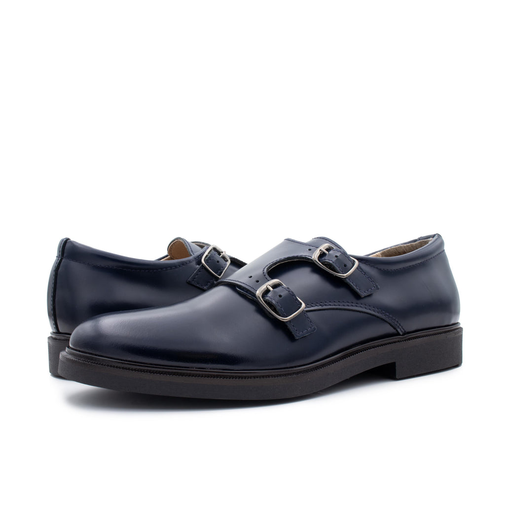 Blucher liso elegante azul con hebilla HEBIS de Jeromín - HEBIS-7-2.jpg