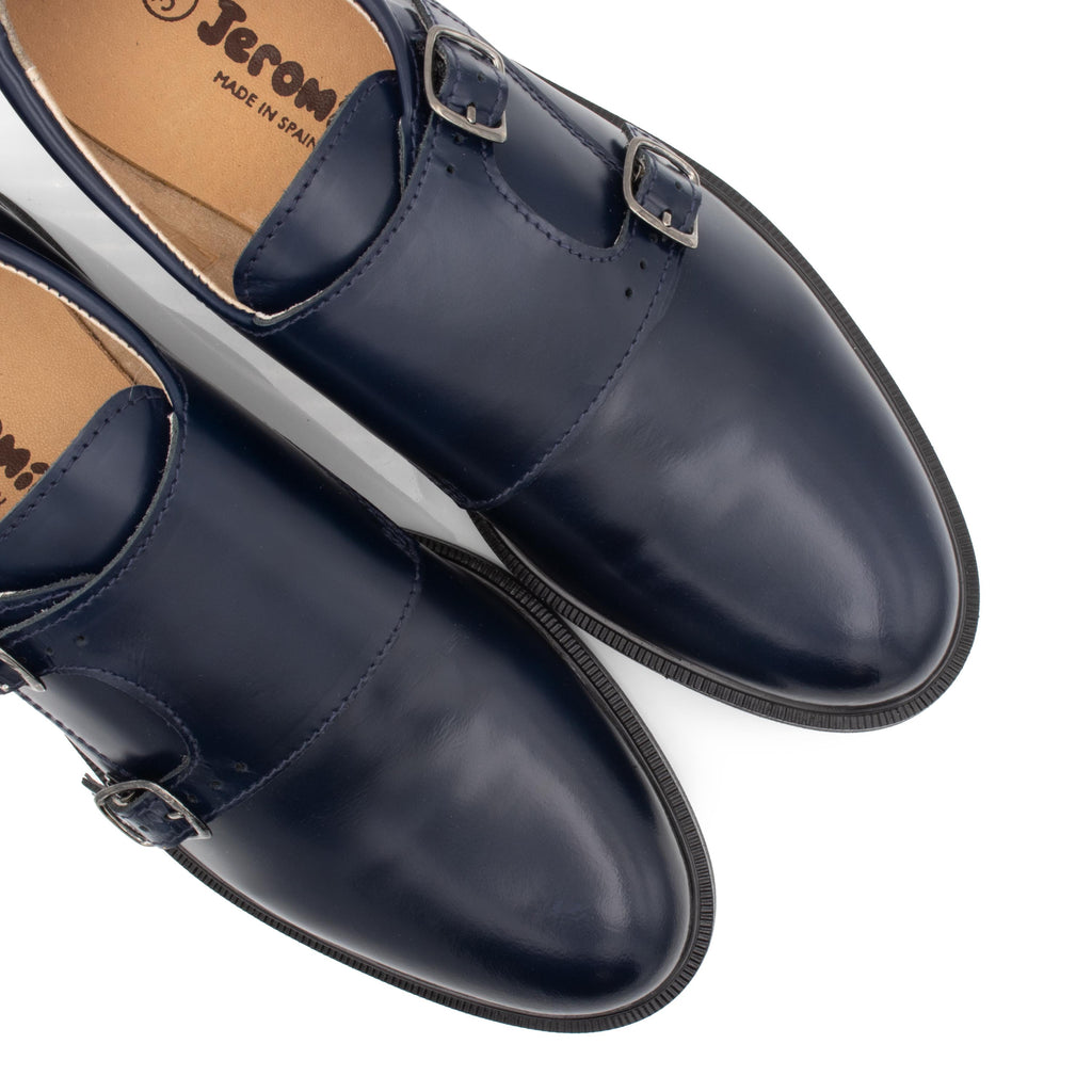 Blucher liso elegante azul con hebilla HEBIS de Jeromín - HEBIS-7-6.jpg