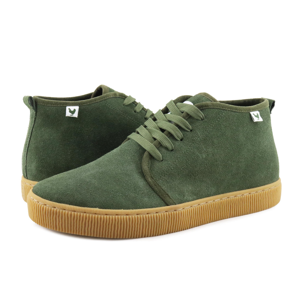 Bota serraje verde con cordón HIRO de Walk in Pitas - HIRO-159CARAMELO-2.jpg