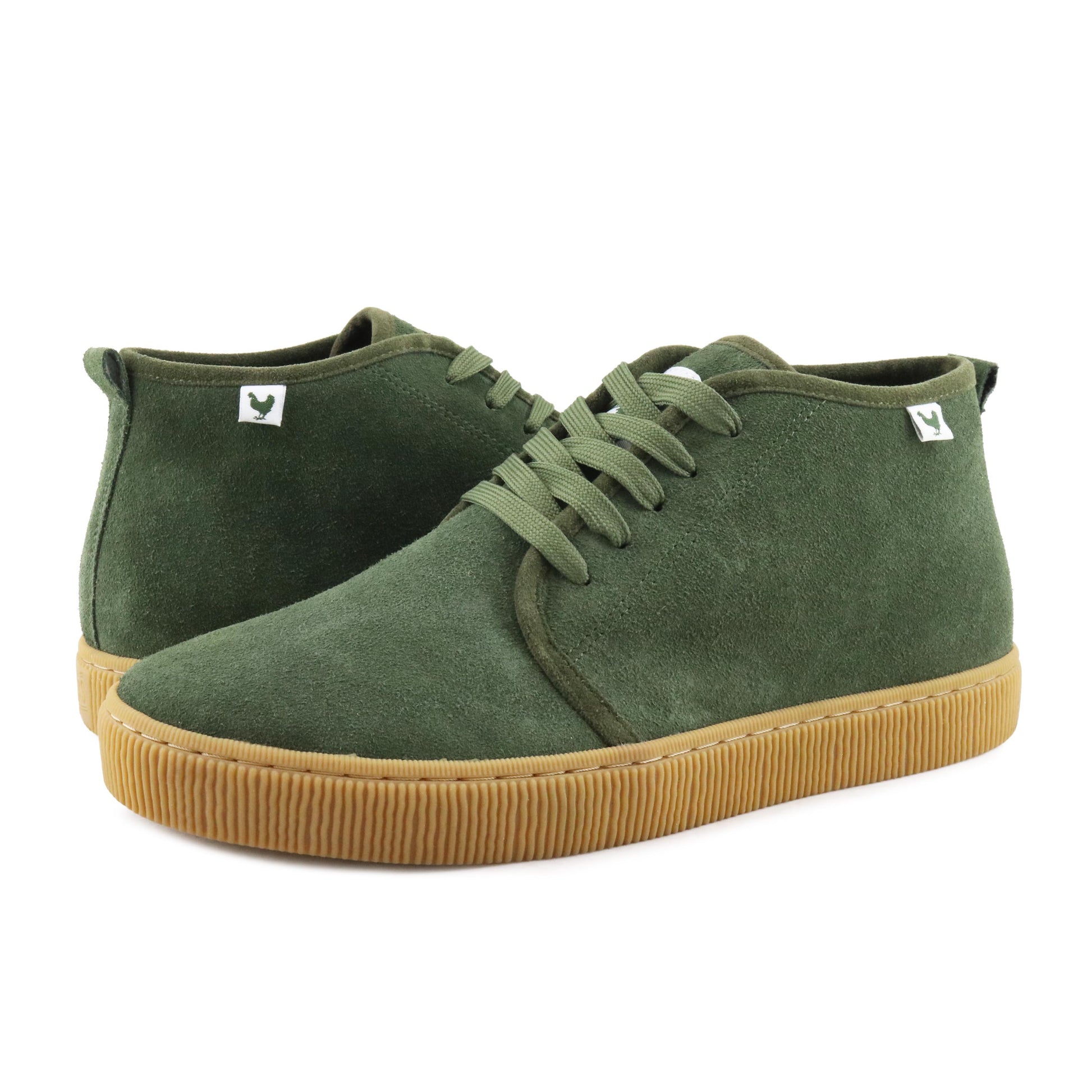 Bota serraje verde con cordón HIRO de Walk in Pitas - HIRO-159CARAMELO-2.jpg