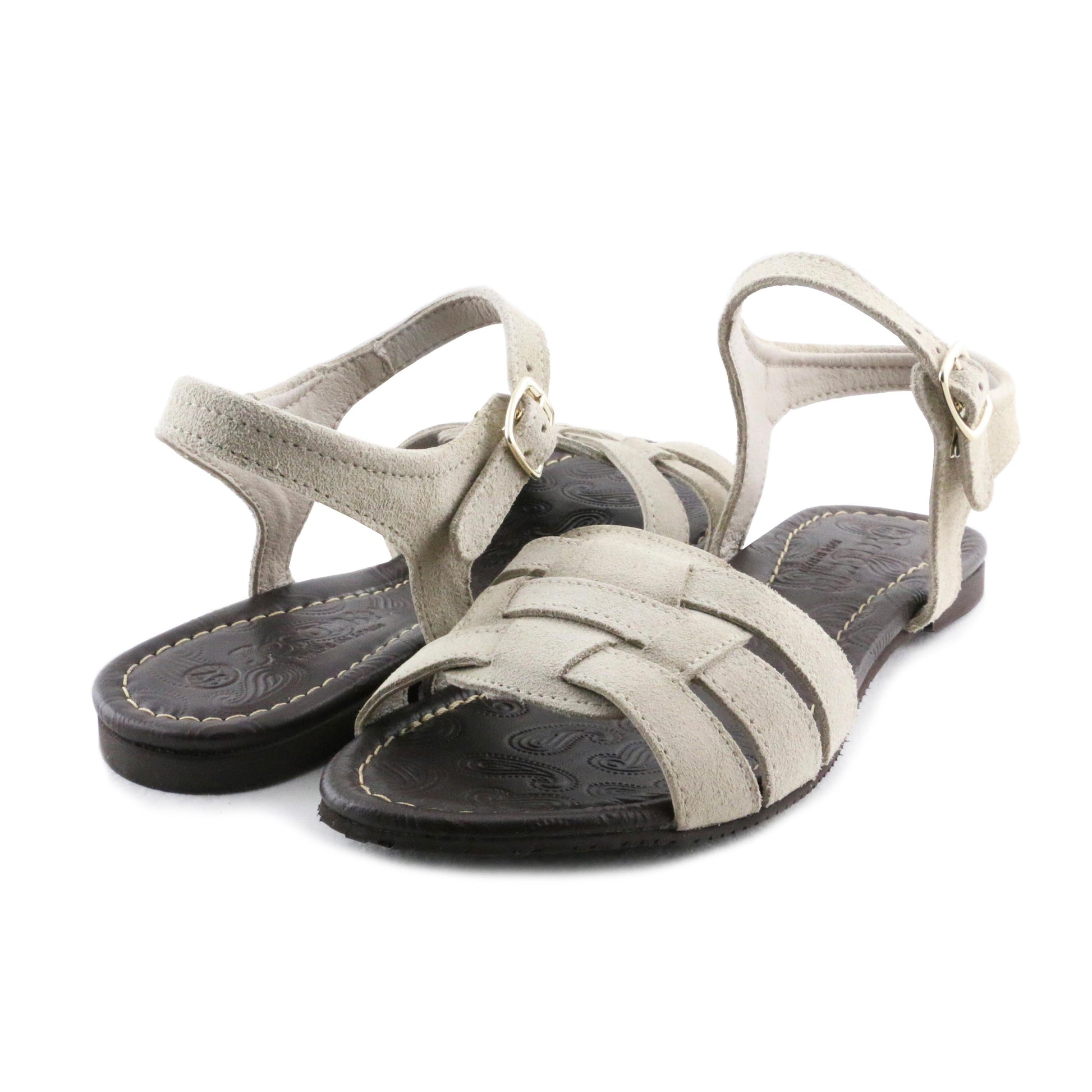 Sandalia plana ante tuffet con hebilla ISLA de Jeromín - ISLA-271-2.jpg