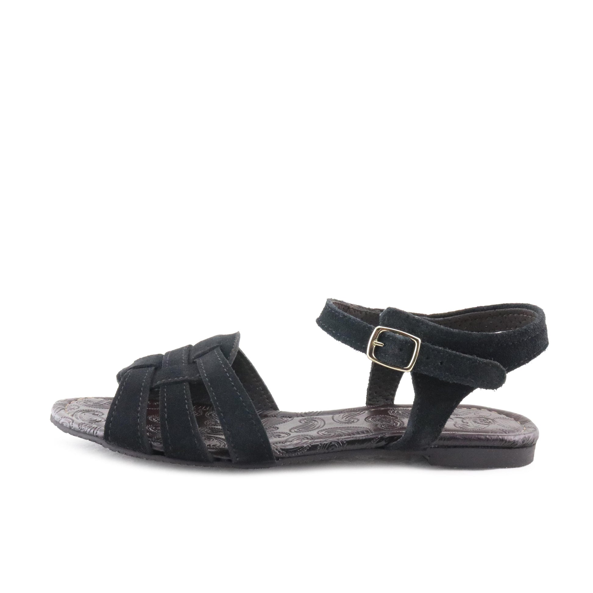 Sandalia plana ante negro con hebilla ISLA Jeromín - ISLA-31-1.jpg