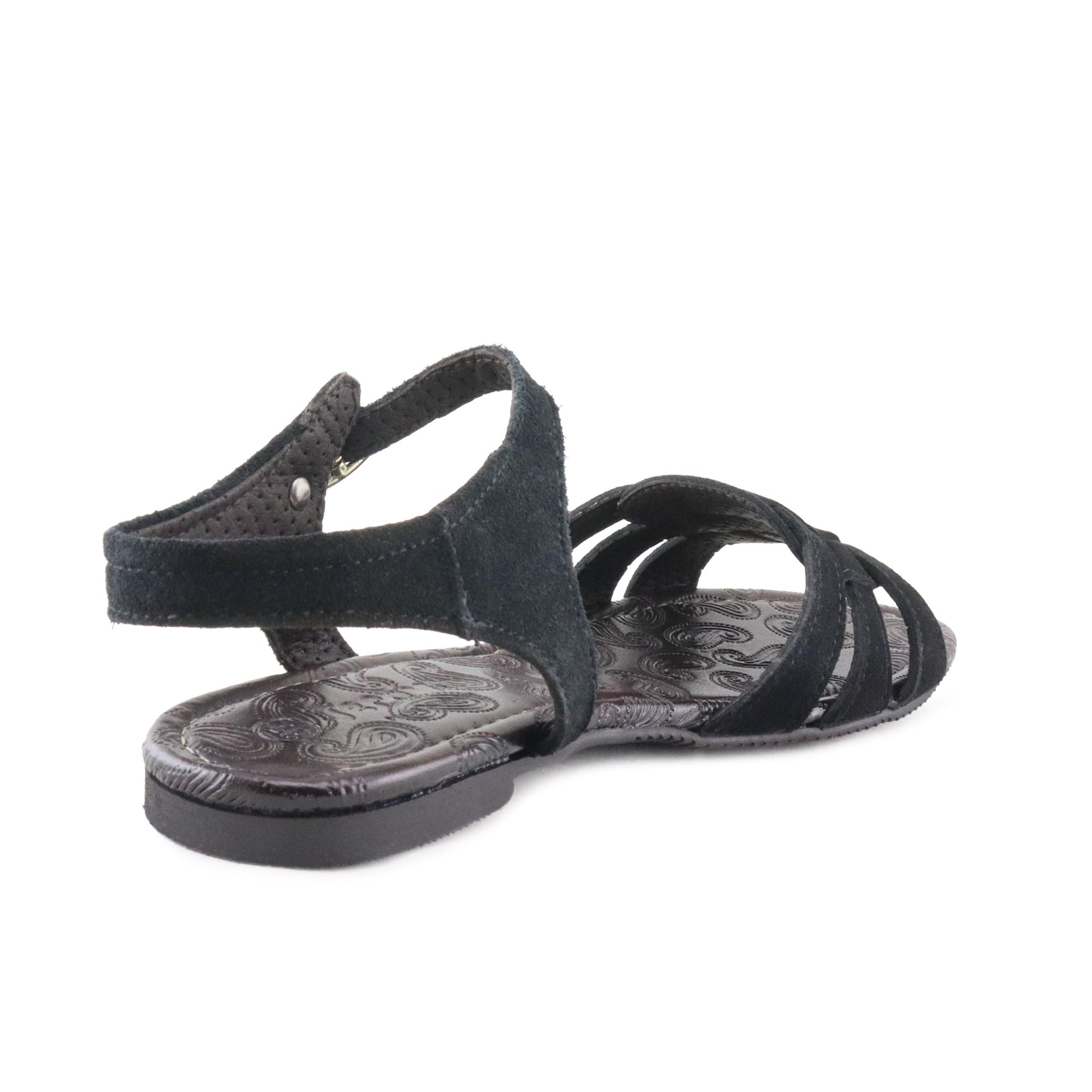 Sandalia plana ante negro con hebilla ISLA Jeromín - ISLA-31-3.jpg