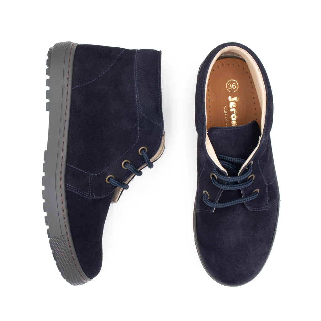 Bota serraje azul J1ANDES Jeromín