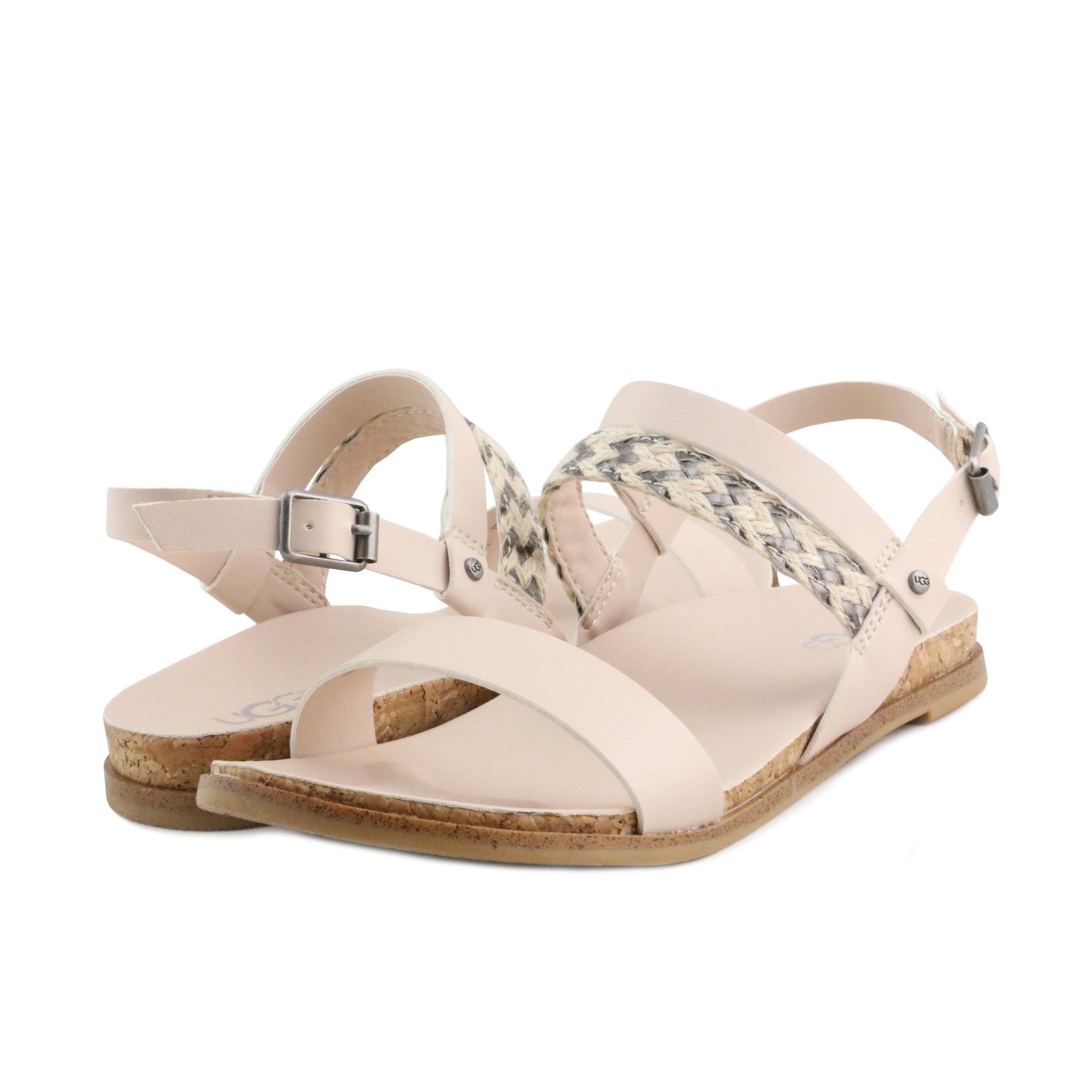 Sandalia plana beige con hebilla JAYNA de UGG - JAYNA-9-2.jpg