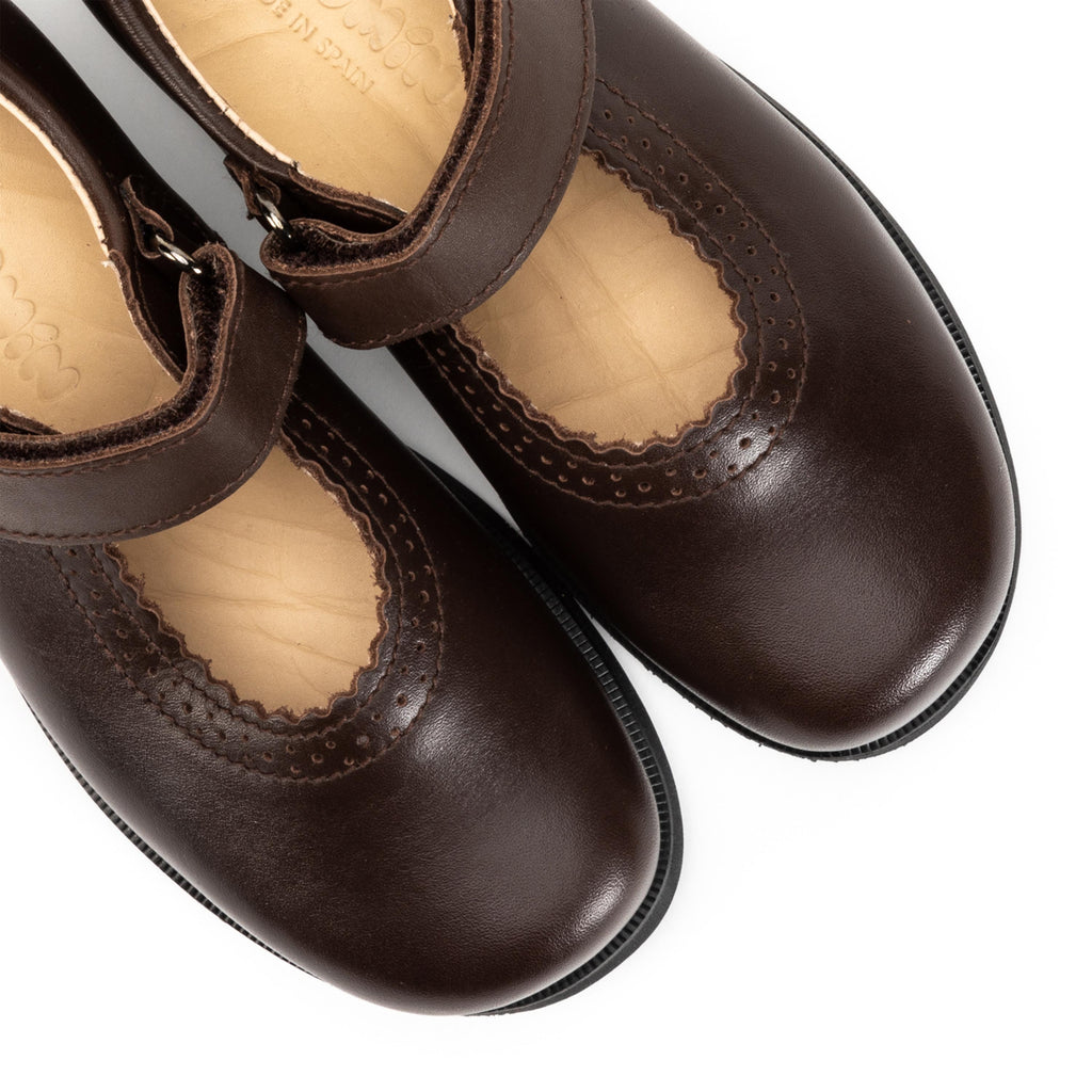 Mercedita marrón con velcro JERO502 de Jeromín - JERO502-12-6.jpg