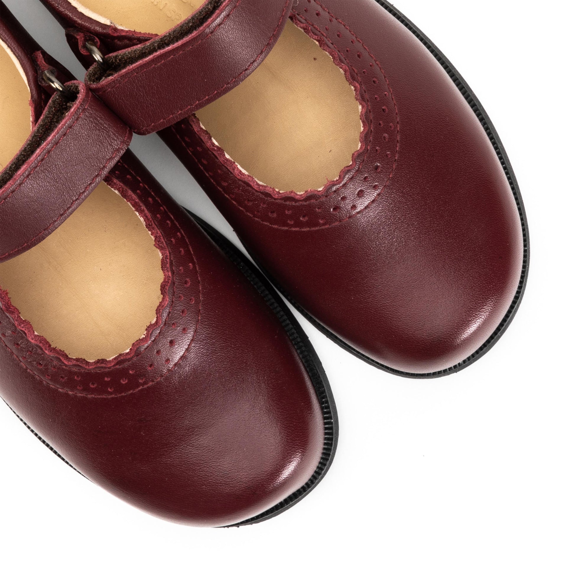 Mercedita burdeos con velcro JERO502 de Jeromín - JERO502-13-6.jpg