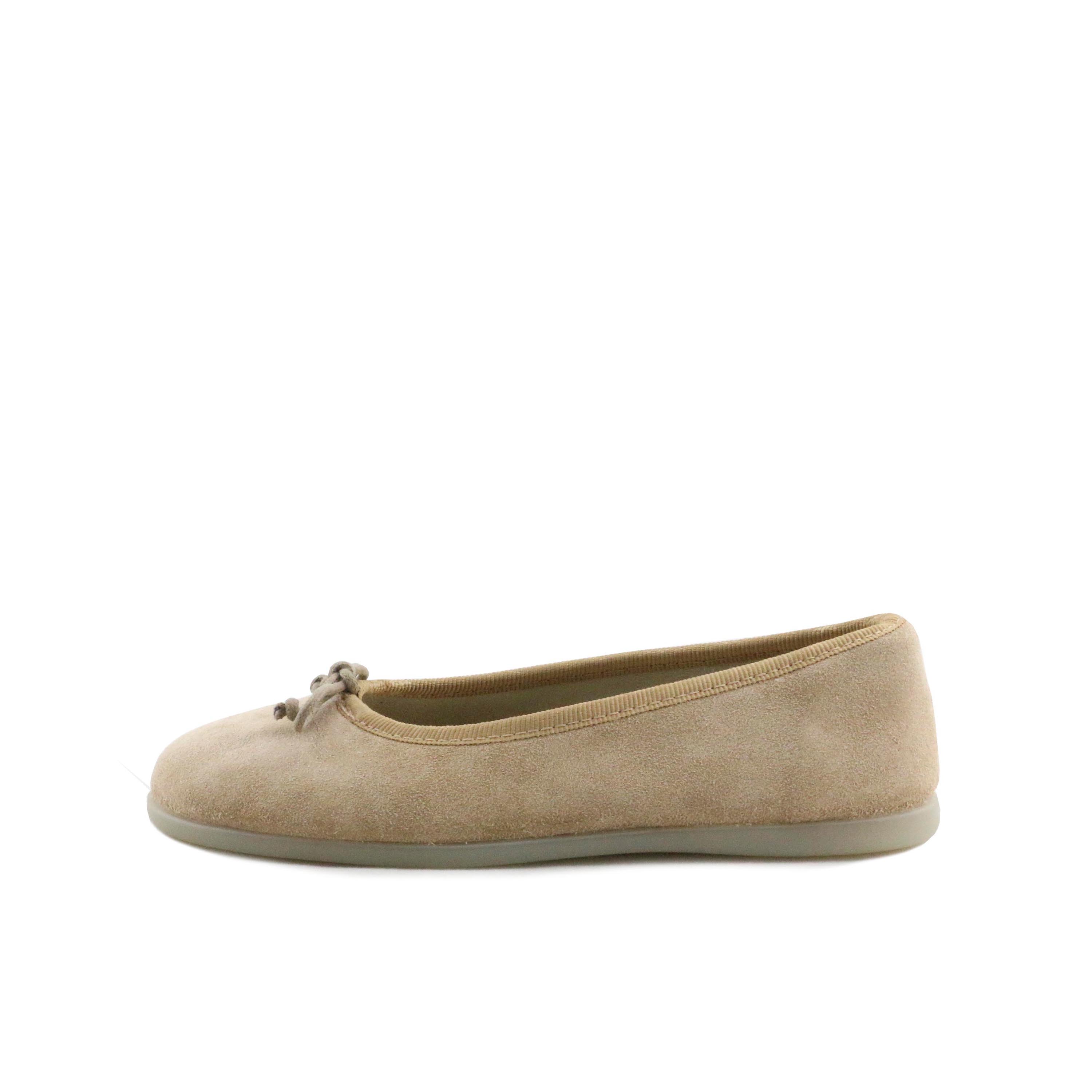 Bailarina serraje beige con lazo JEY de Unisa - JEY-71-1.jpg