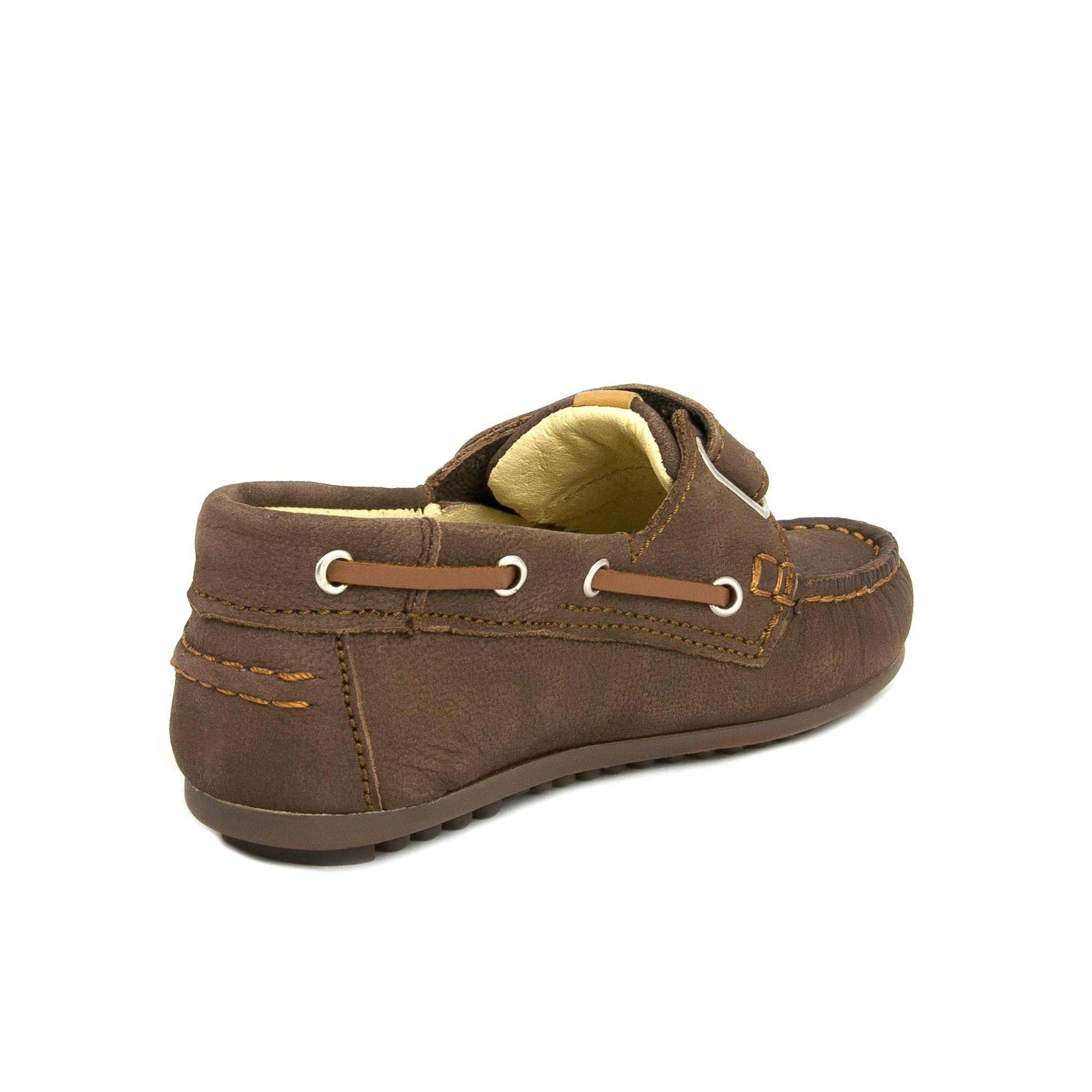 Náutico bombé marrón de verano con velcro KARAVEL Jeromín - KARAVEL-139-3.jpg