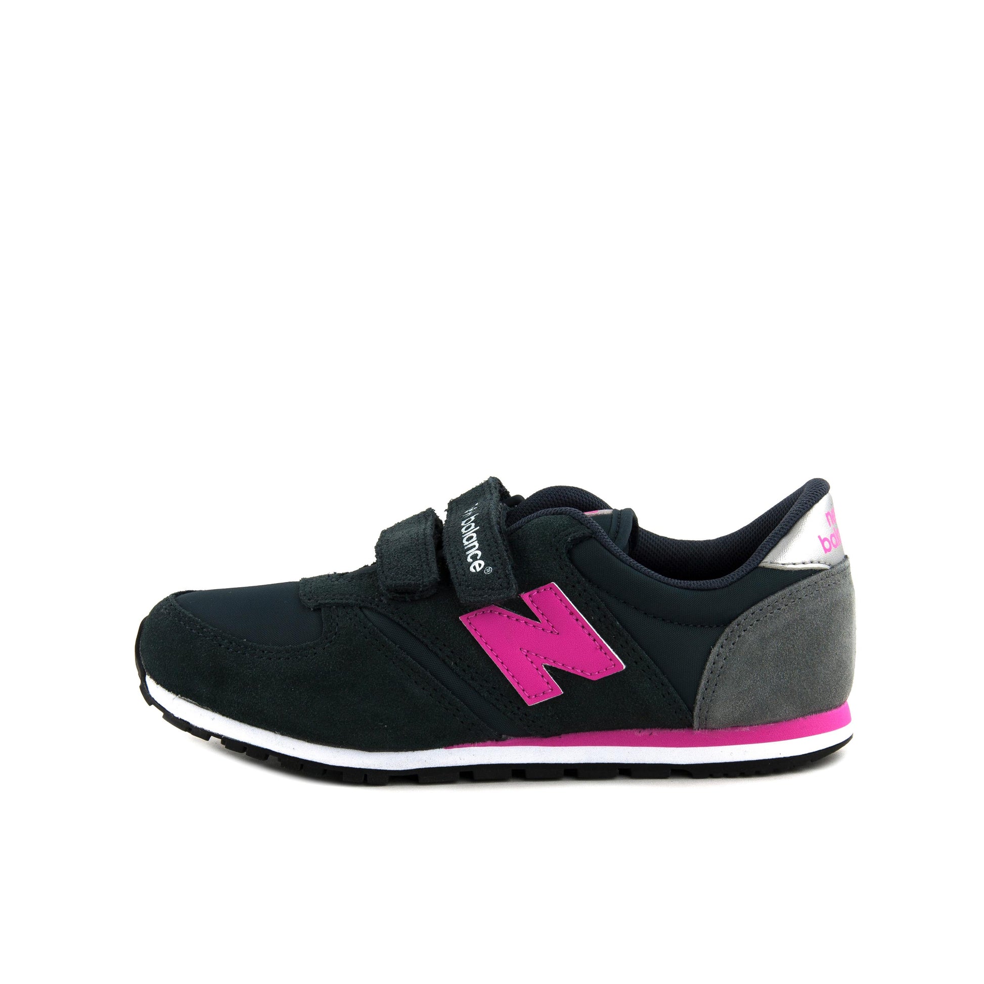Deportiva gris oscuro con velcro KE420GKY New Balance - KE420GKY-111NFUCSIA-1.jpg