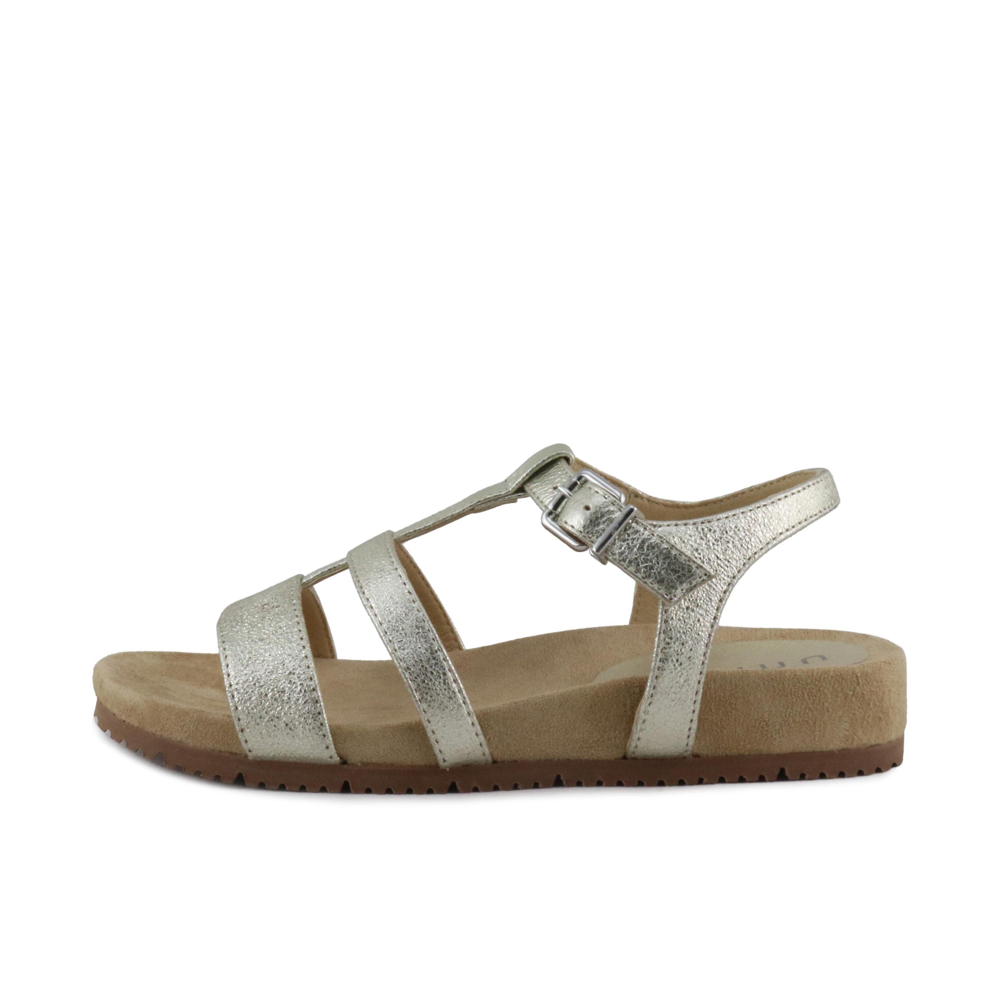 Sandalia plana platino con hebilla KORSI de Unisa - KORSI-298-1.jpg