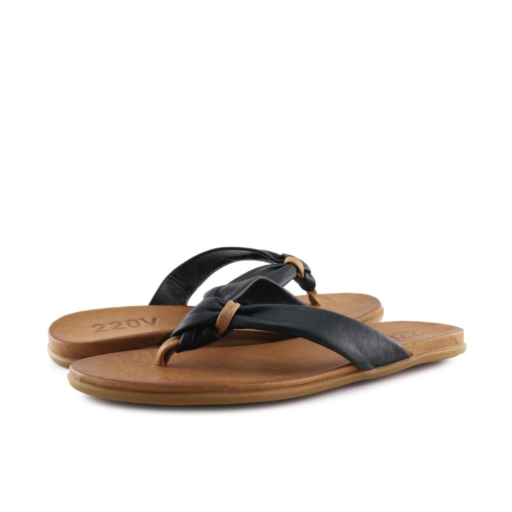 Sandalia plana negro KOTOR de 220V - KOTOR-20-2.jpg