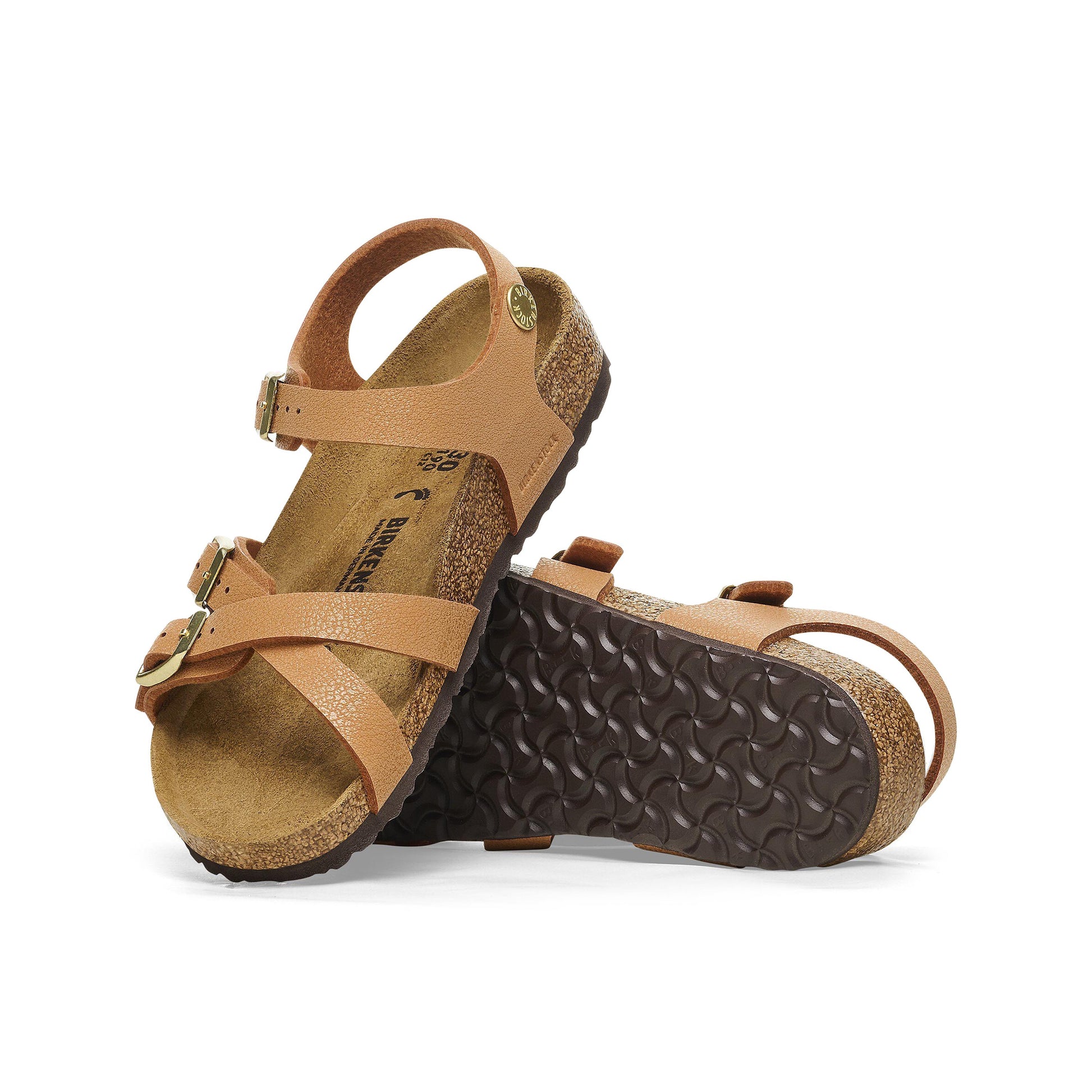 Sandalia plana teja con hebilla KUMBA de Birkenstock - KUMBA-98-5.jpg