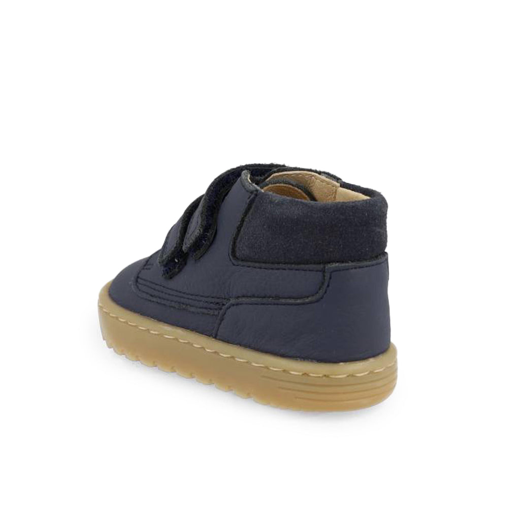 Bota barefoot azul con velcro LIMA de Blanditos