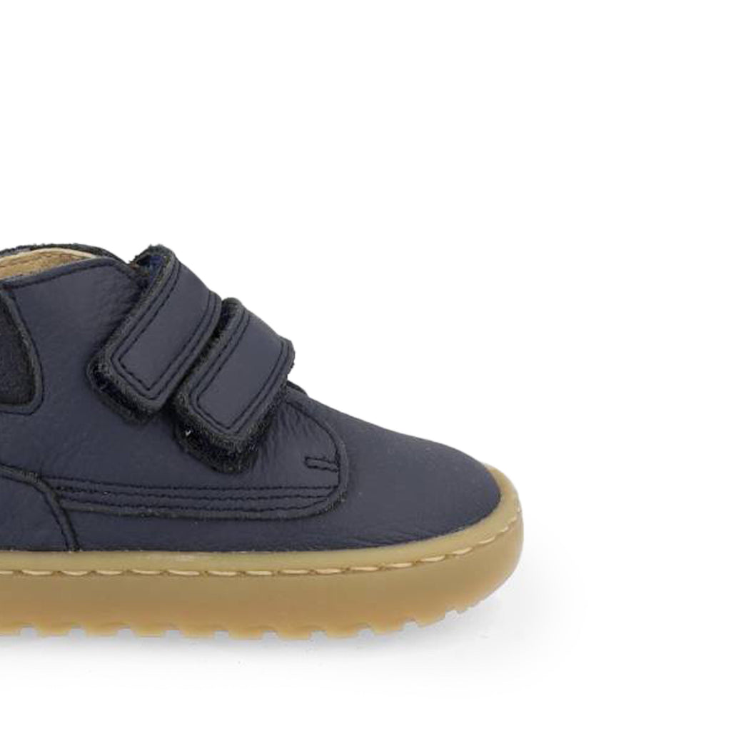 Bota barefoot azul con velcro LIMA de Blanditos