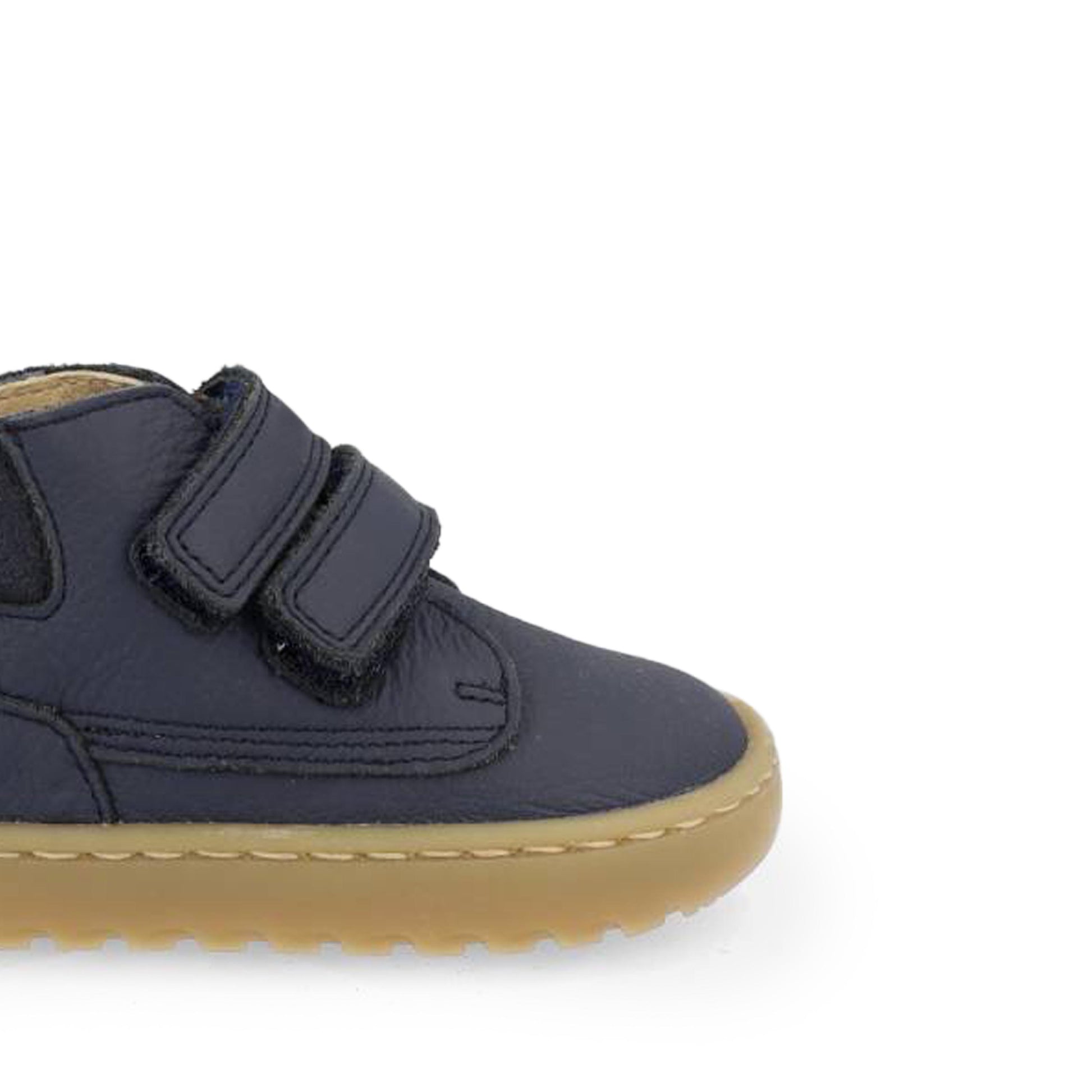 Bota barefoot azul con velcro LIMA de Blanditos