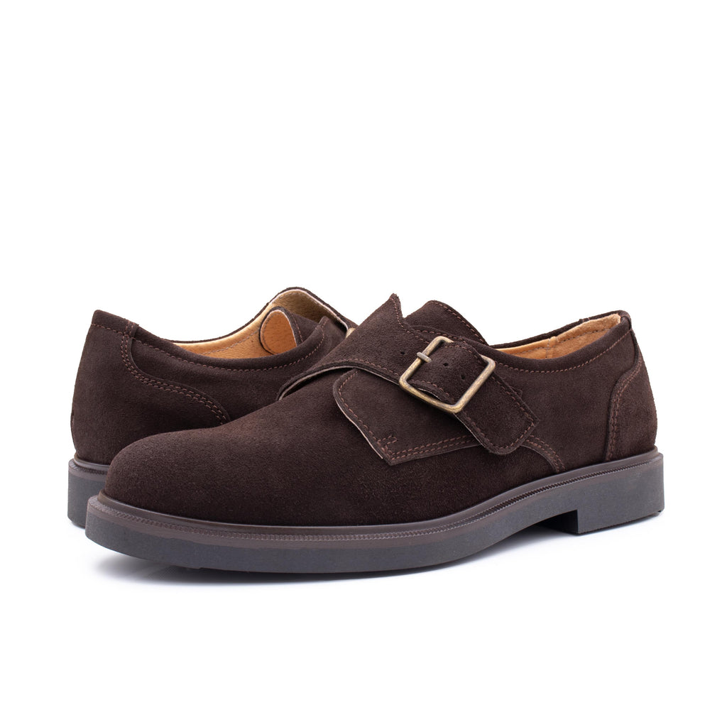 Blucher liso elegante ante marrón con hebilla LOBUHE Jeromín - LOBUHE-26-2.jpg