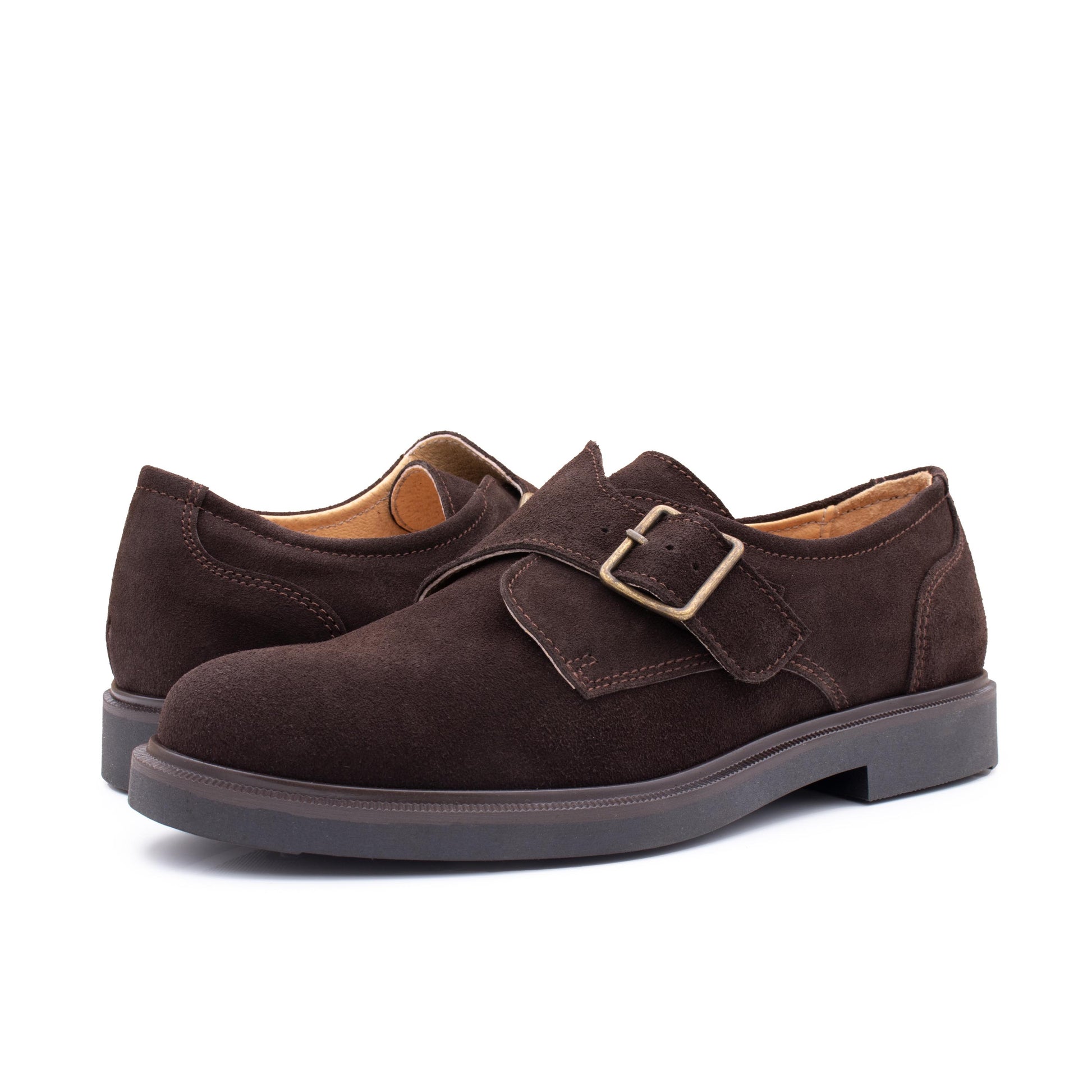 Blucher liso elegante ante marrón con hebilla LOBUHE Jeromín - LOBUHE-26-2.jpg