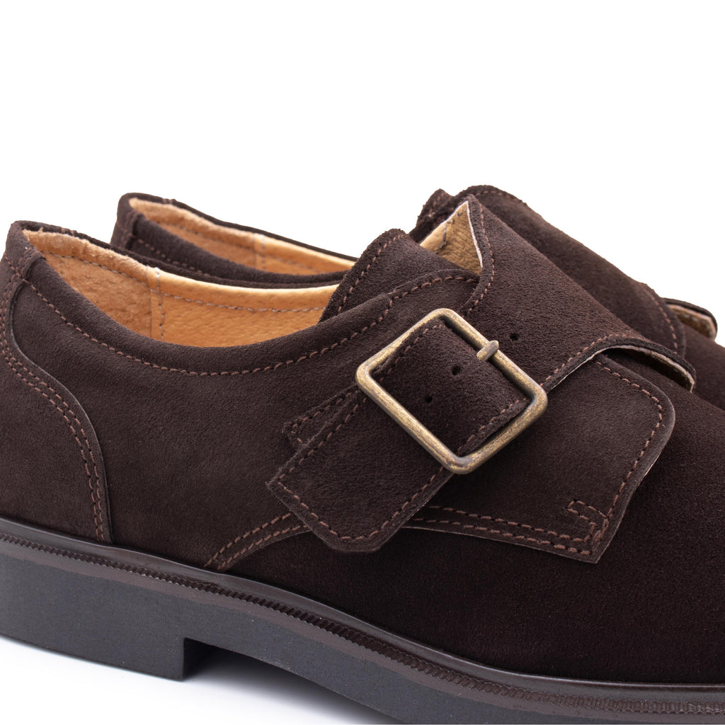 Blucher liso elegante ante marrón con hebilla LOBUHE Jeromín - LOBUHE-26-5.jpg