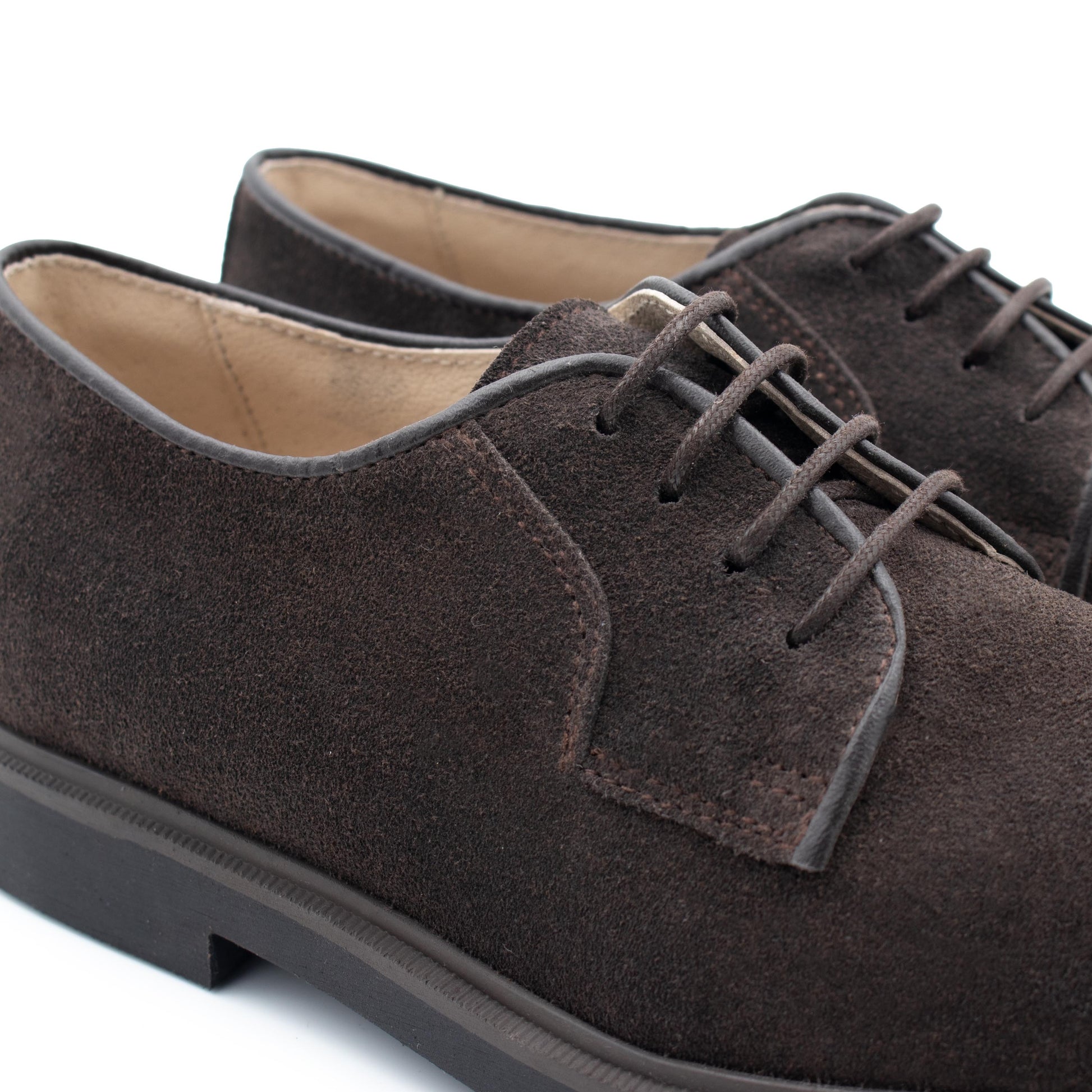 Blucher liso elegante ante marrón con cordón LOBULI Jeromín - LOBULI-26-5.jpg