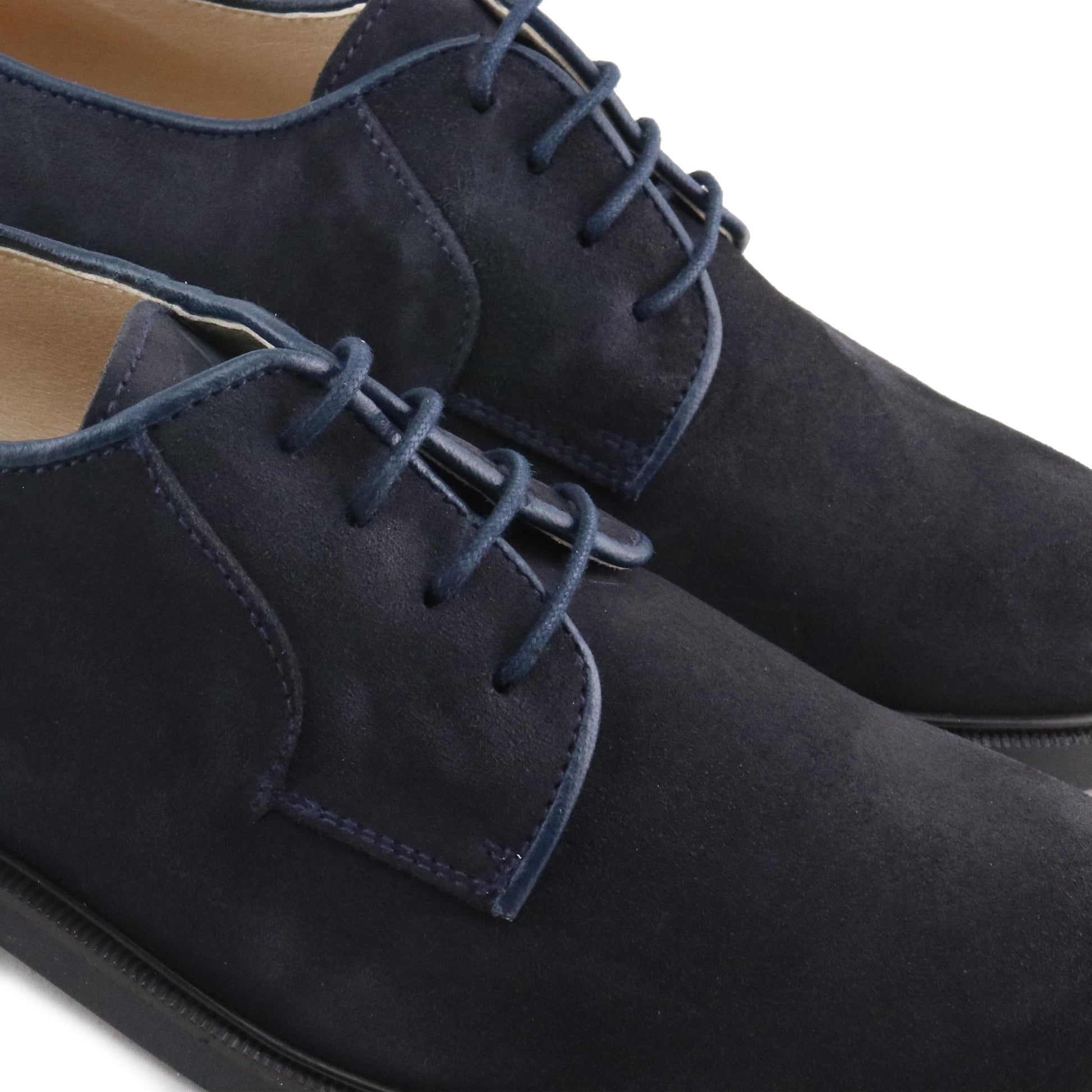 Blucher liso elegante ante azul con cordón LOBULI Jeromín - LOBULI-27-6.jpg