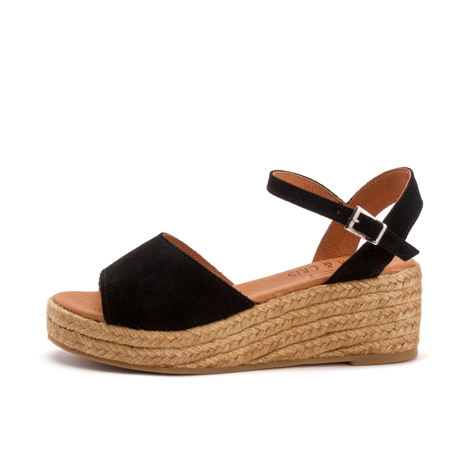 Alpargata de cuña abierta negro con hebilla LOLA Pepa&Cris - LOLA-31-1.jpg