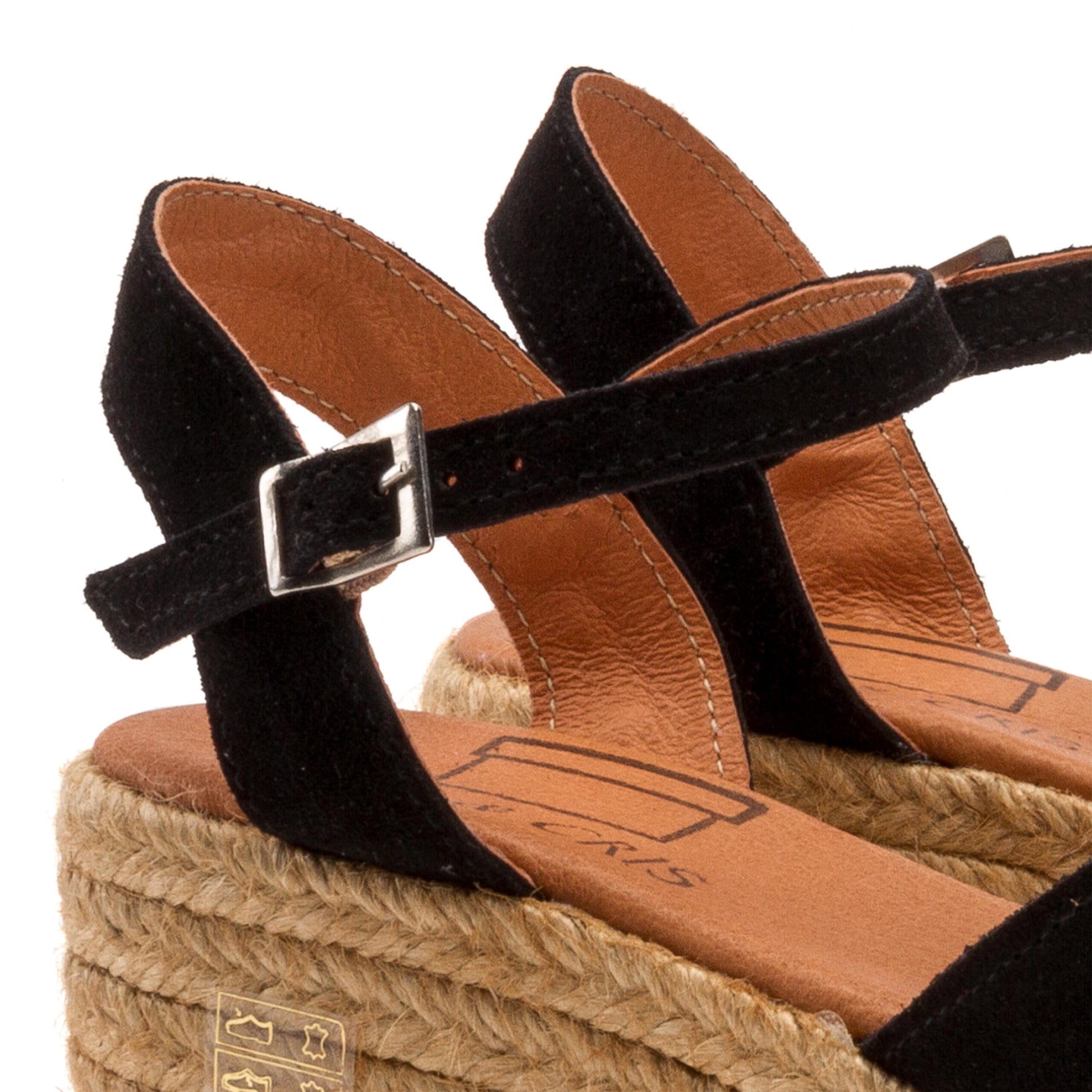 Alpargata de cuña abierta negro con hebilla LOLA Pepa&Cris - LOLA-31-5.jpg