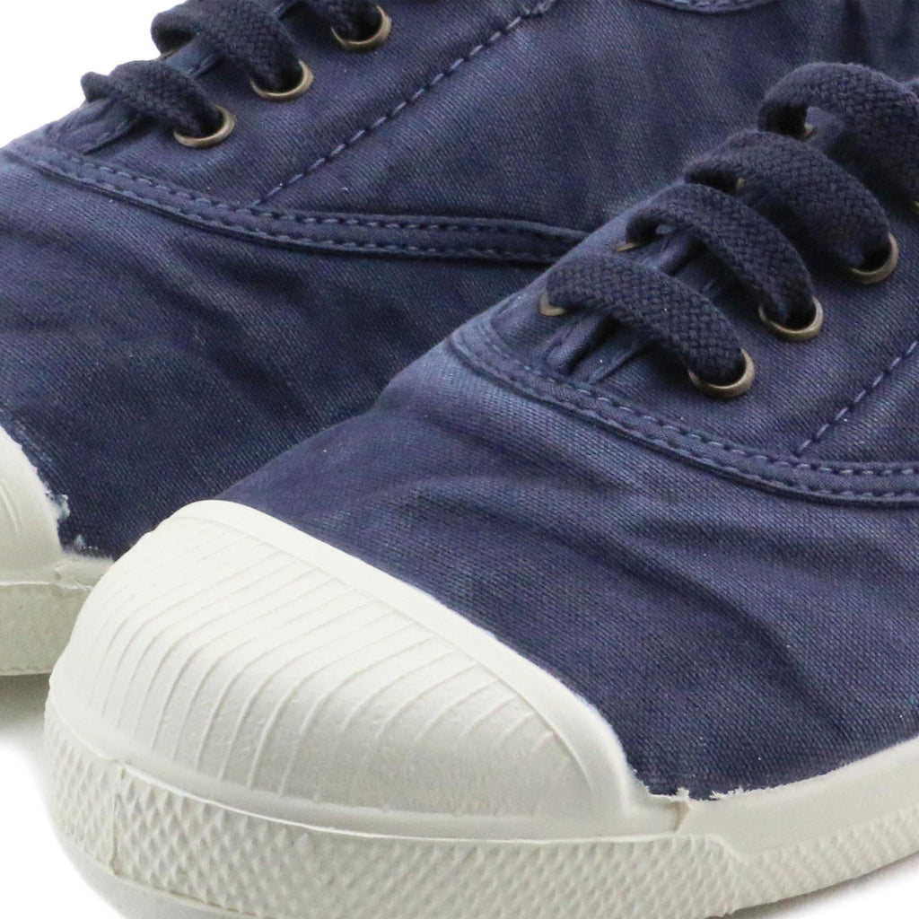 Zapatilla azul de cordón y elástico LONA102 Natural World - LONA102-130-5.jpg