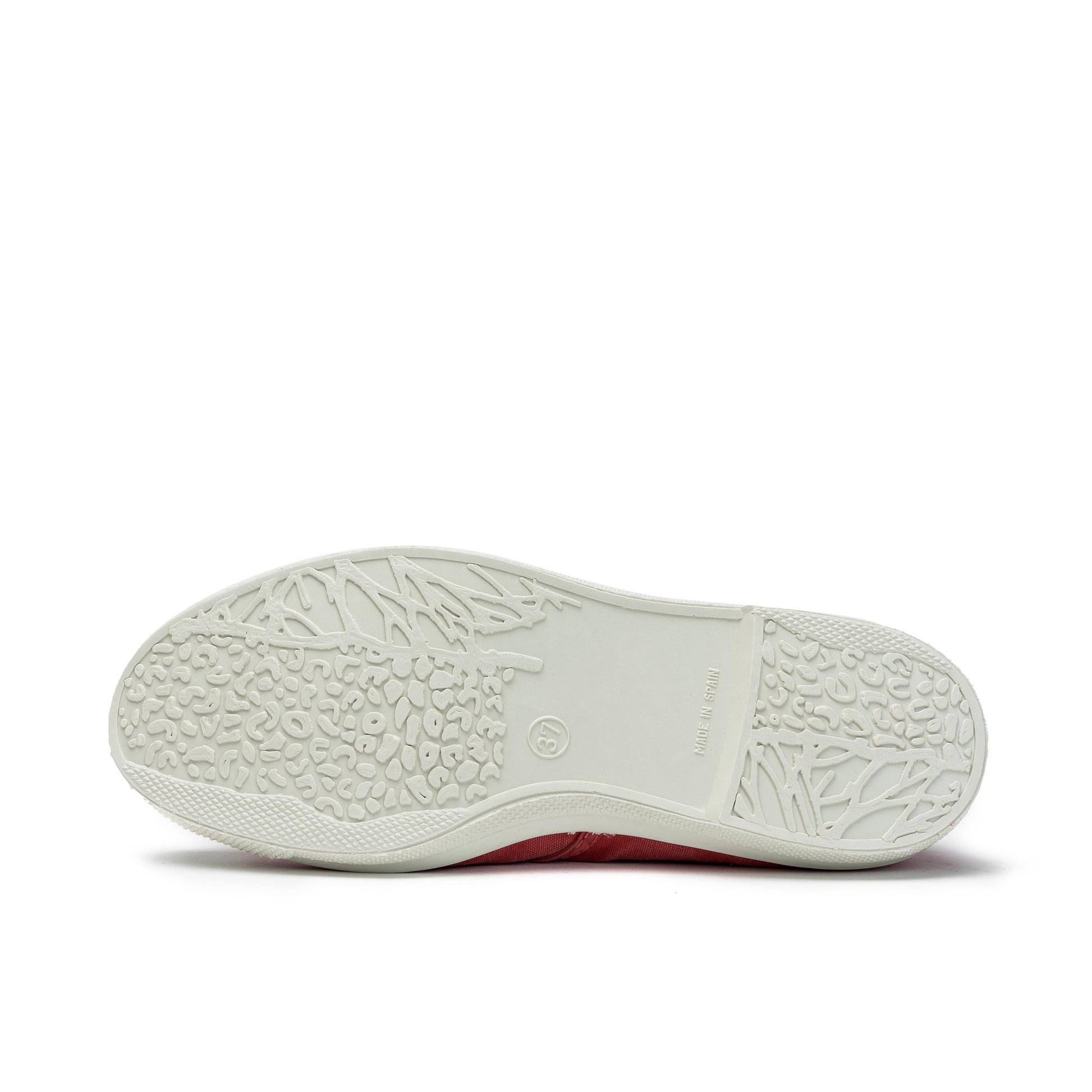 Zapatilla rojo de cordón y elástico LONA102 Natural World - LONA102-143-4.jpg