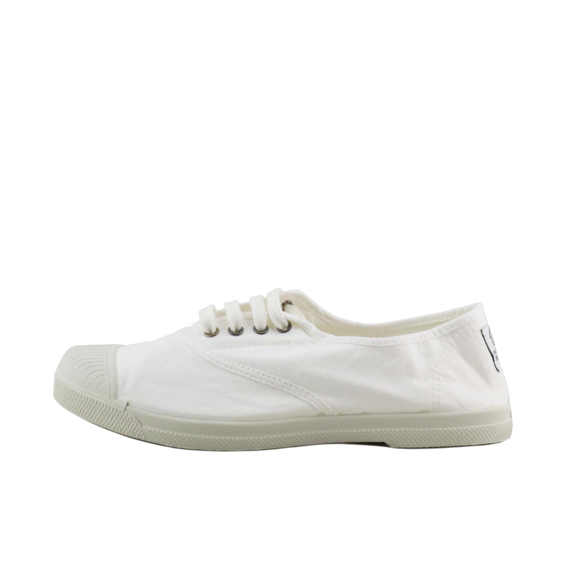 Zapatilla blanco con cordón y elástico LONA102 Natural World - LONA102-30-1.jpg