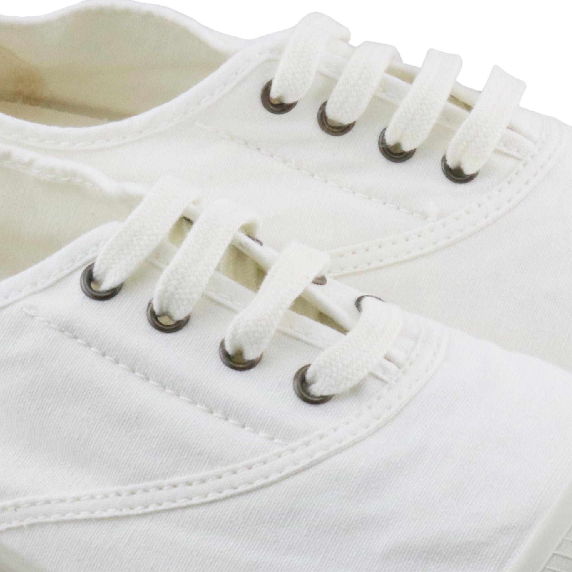 Zapatilla blanco con cordón y elástico LONA102 Natural World - LONA102-30-6.jpg